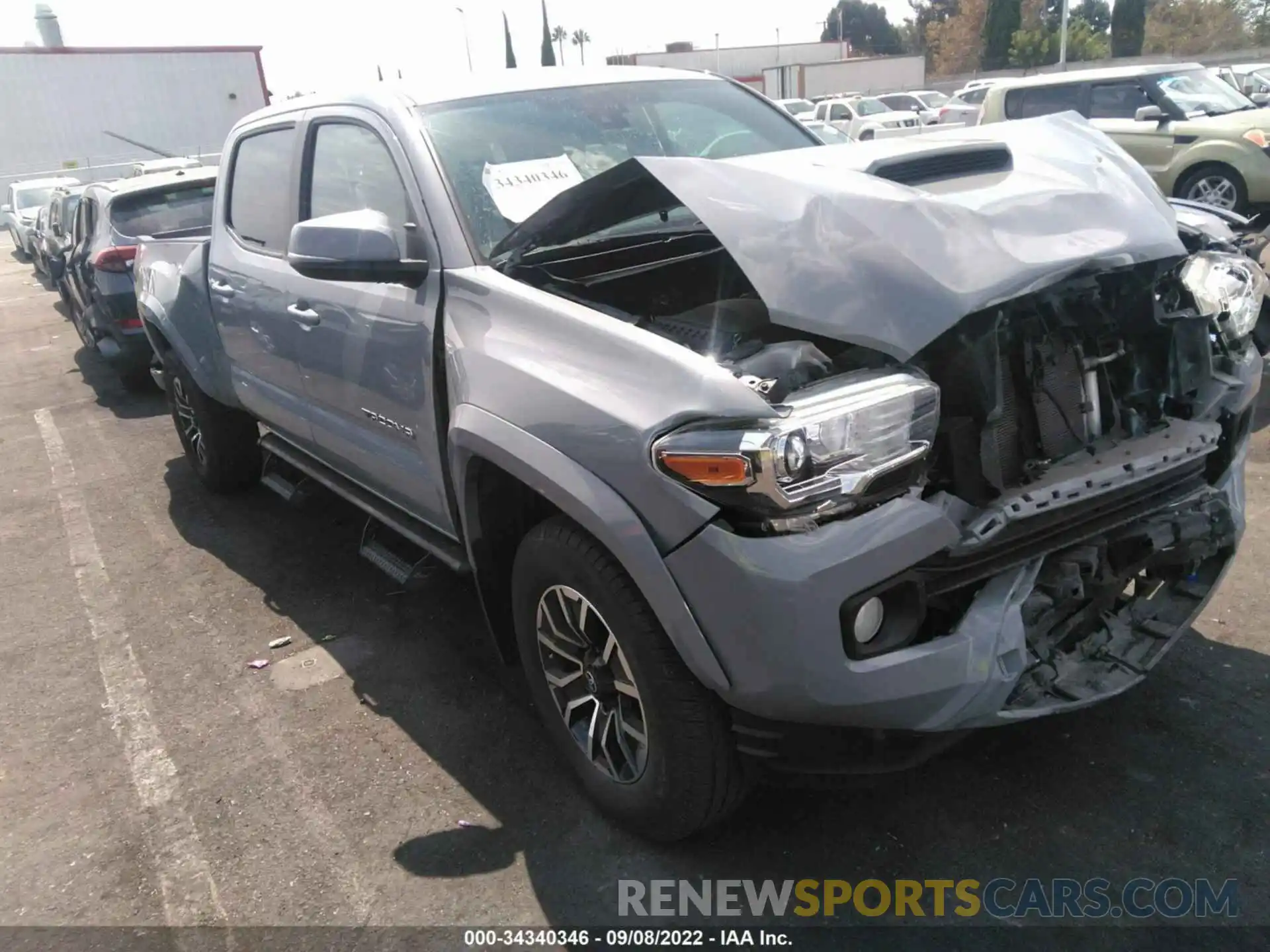 1 Photograph of a damaged car 3TMDZ5BN8MM101819 TOYOTA TACOMA 4WD 2021