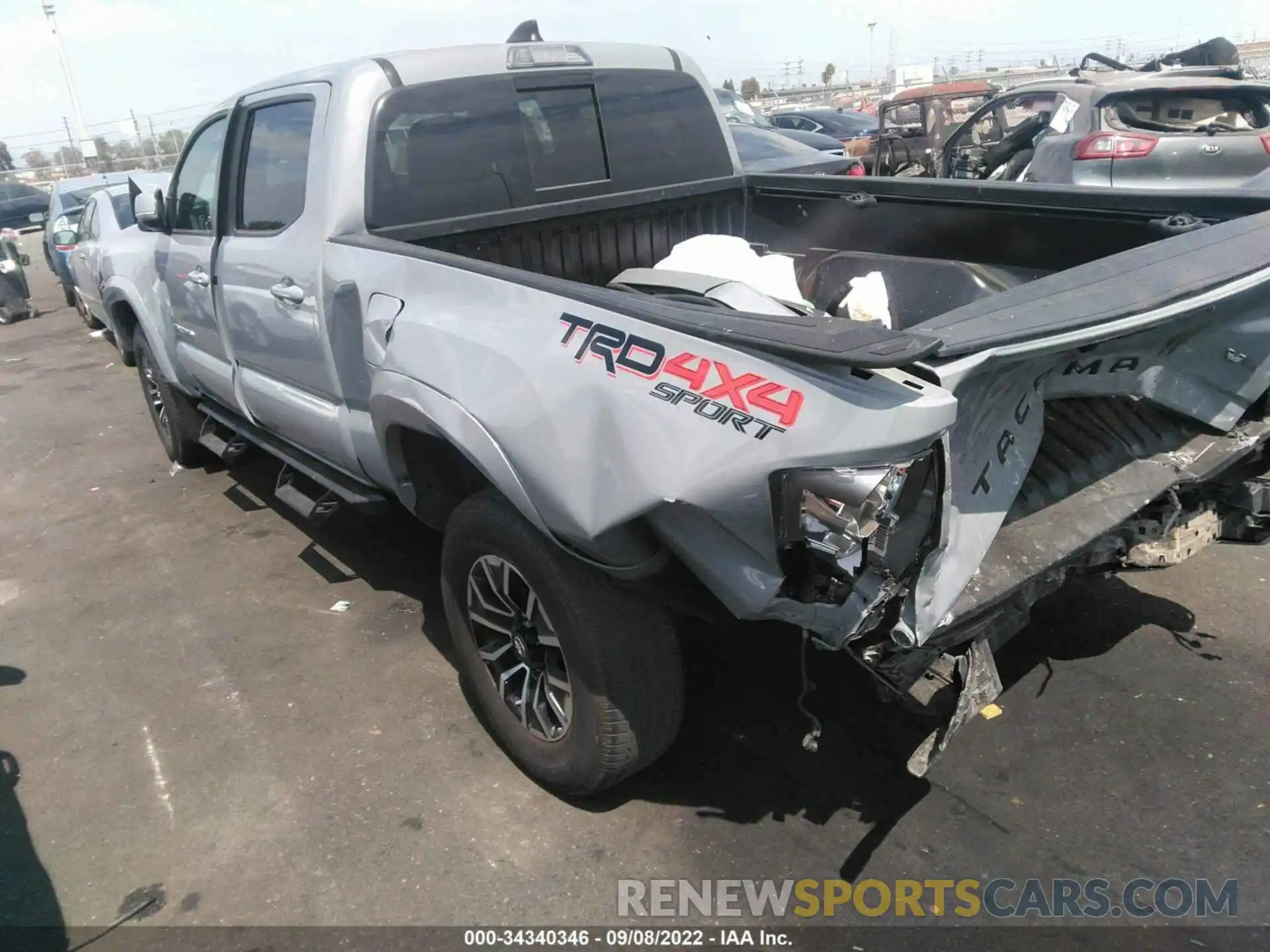 3 Photograph of a damaged car 3TMDZ5BN8MM101819 TOYOTA TACOMA 4WD 2021