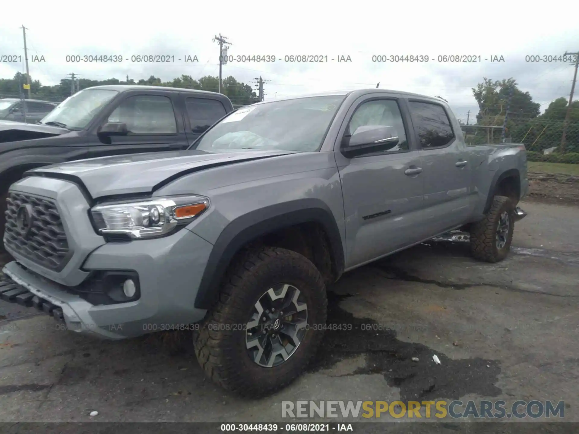 2 Photograph of a damaged car 3TMDZ5BN8MM105613 TOYOTA TACOMA 4WD 2021