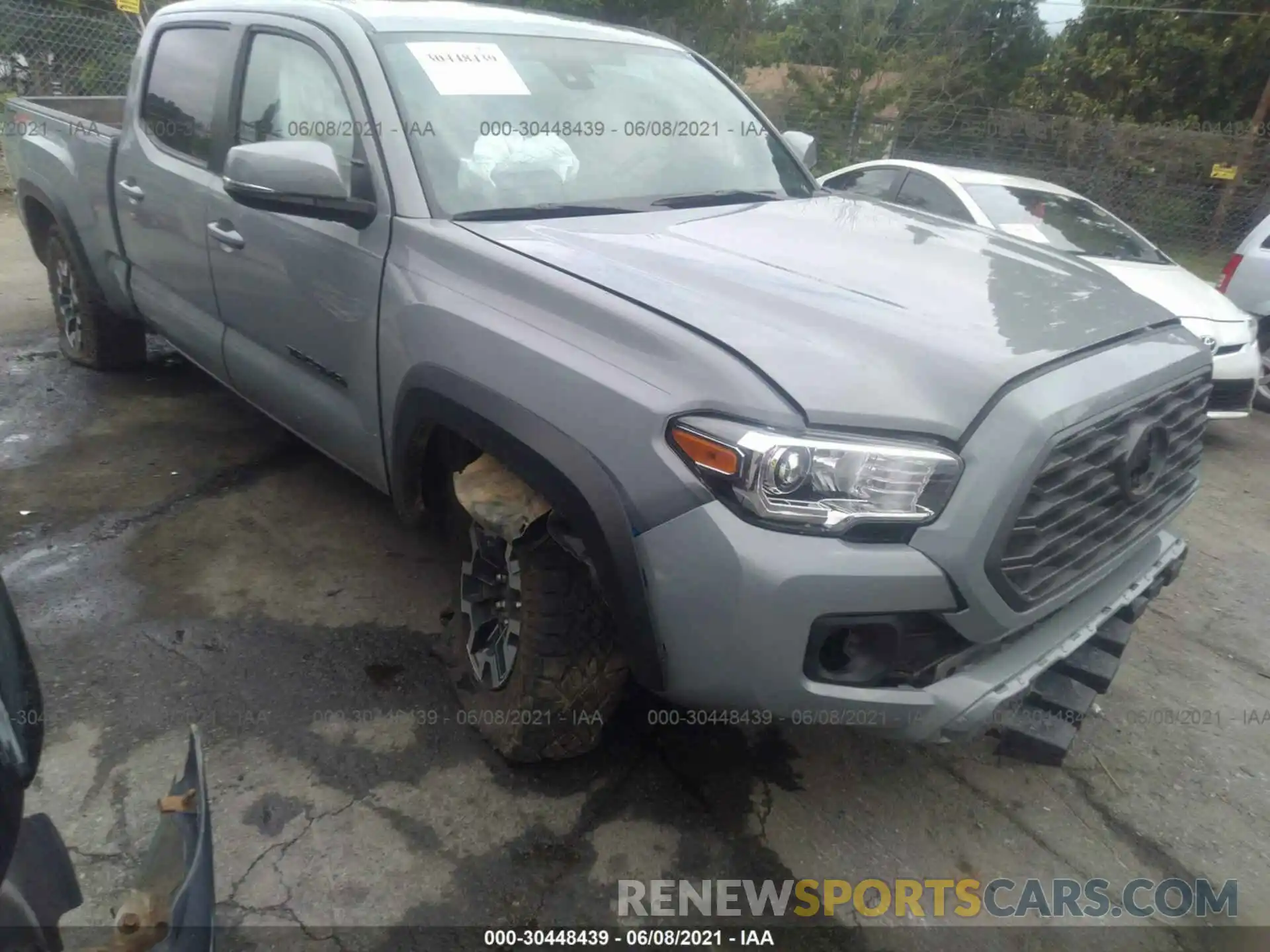 6 Photograph of a damaged car 3TMDZ5BN8MM105613 TOYOTA TACOMA 4WD 2021