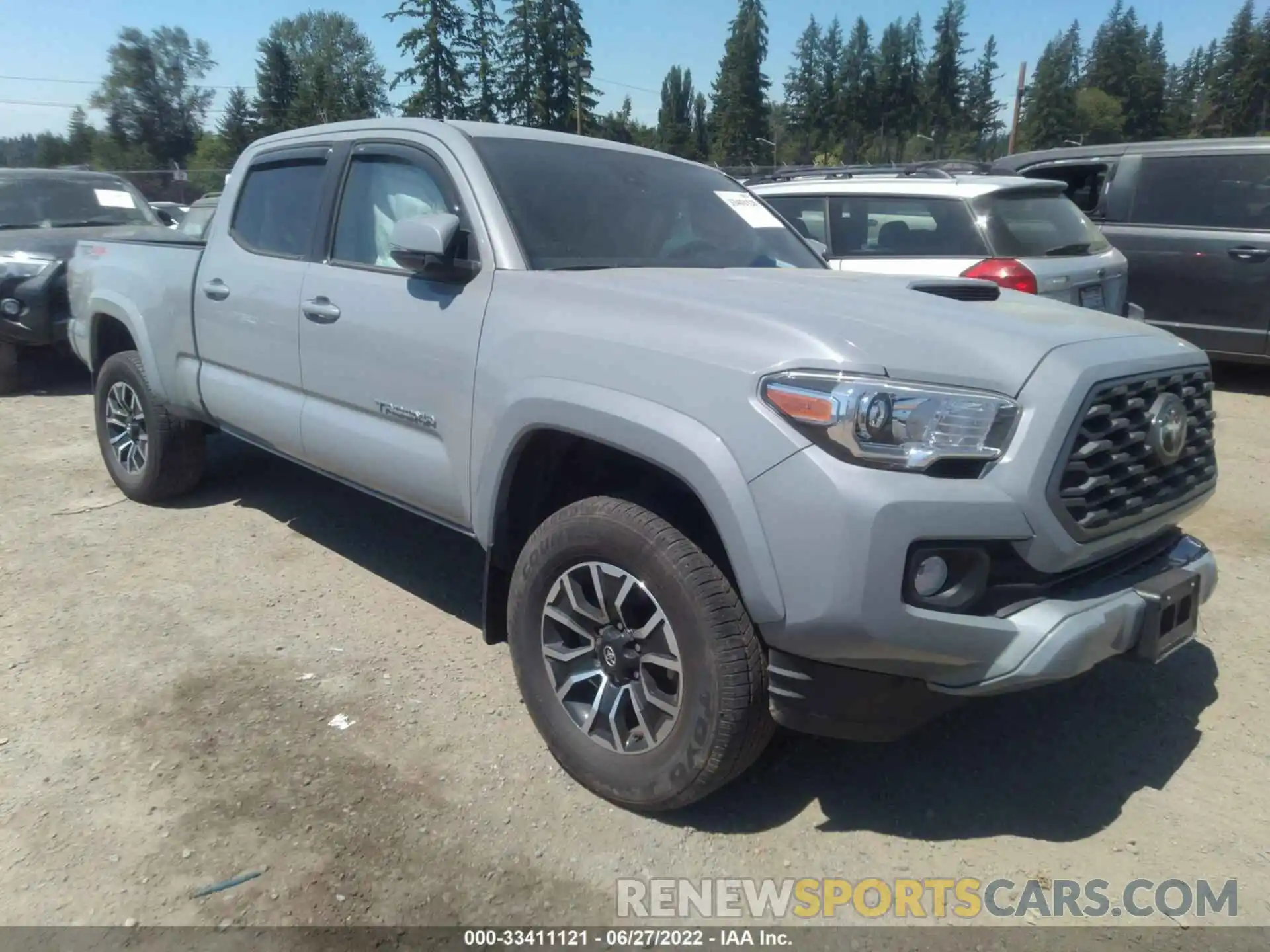 1 Photograph of a damaged car 3TMDZ5BN8MM108401 TOYOTA TACOMA 4WD 2021