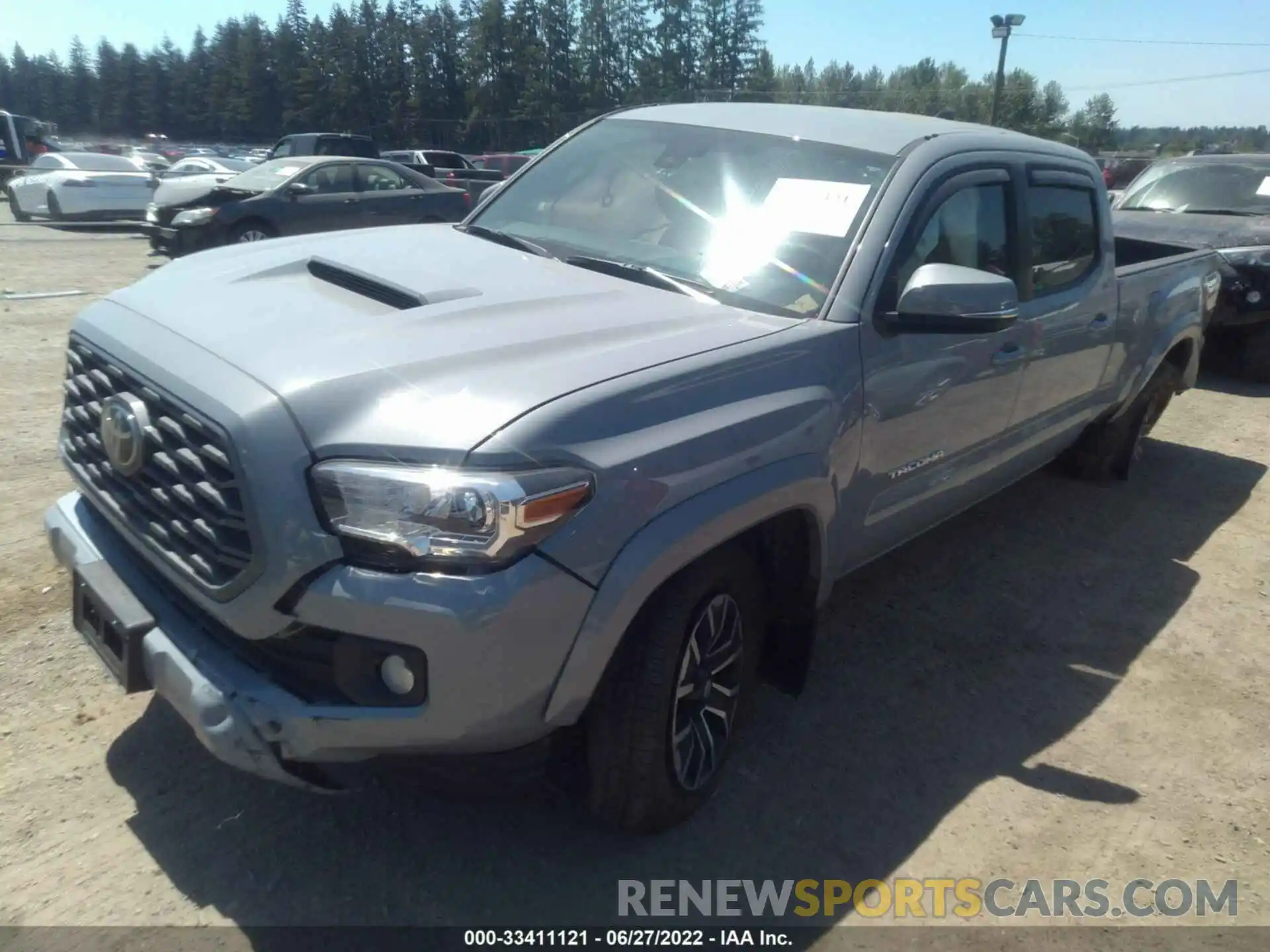 2 Photograph of a damaged car 3TMDZ5BN8MM108401 TOYOTA TACOMA 4WD 2021