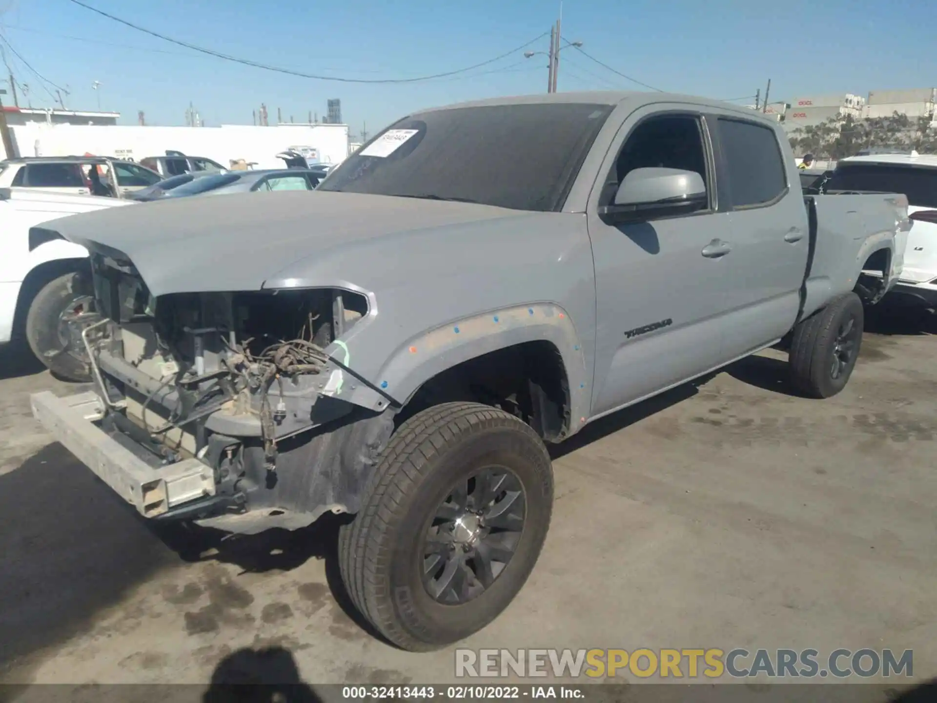 2 Photograph of a damaged car 3TMDZ5BN8MM113436 TOYOTA TACOMA 4WD 2021