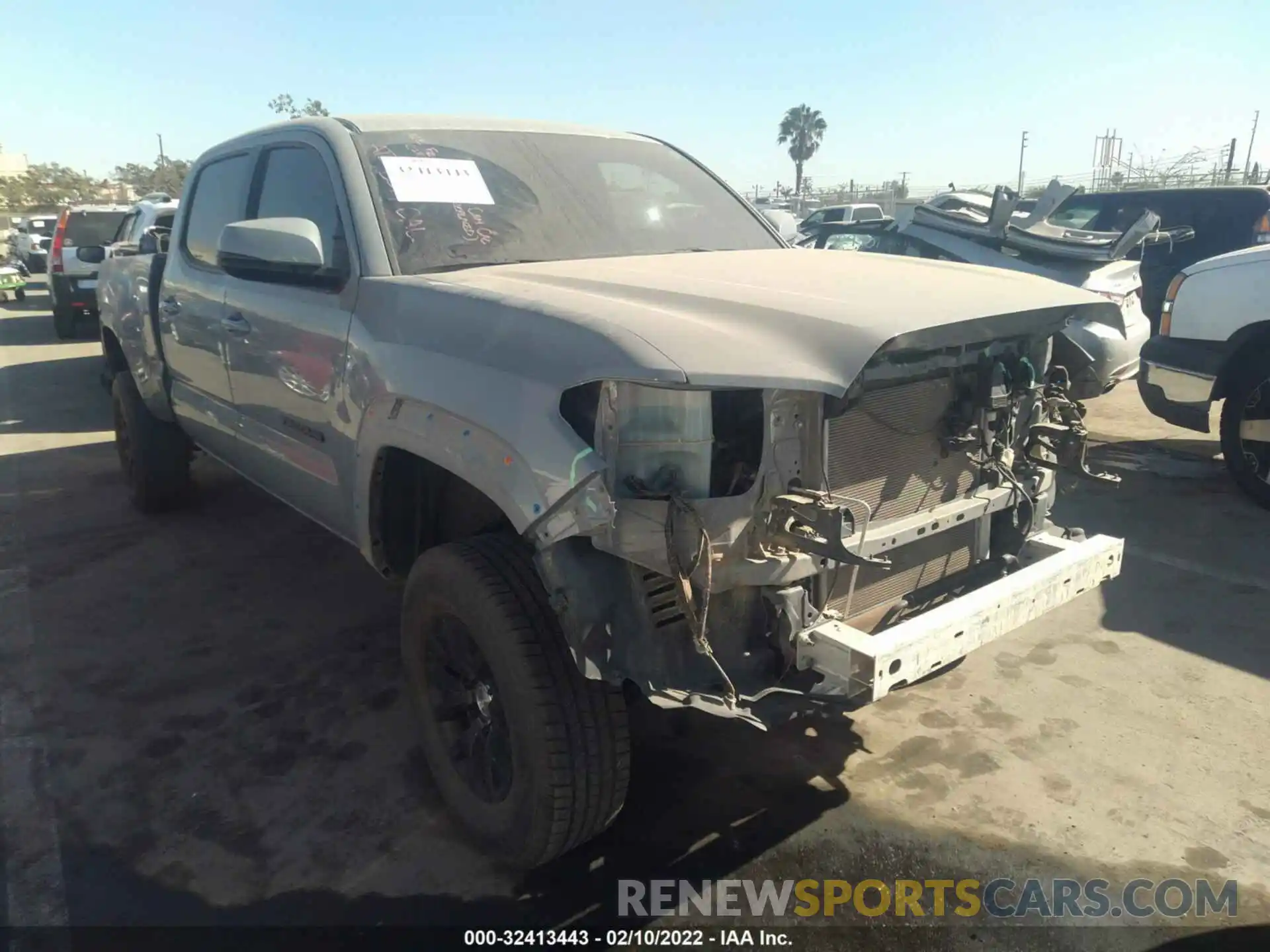 6 Photograph of a damaged car 3TMDZ5BN8MM113436 TOYOTA TACOMA 4WD 2021