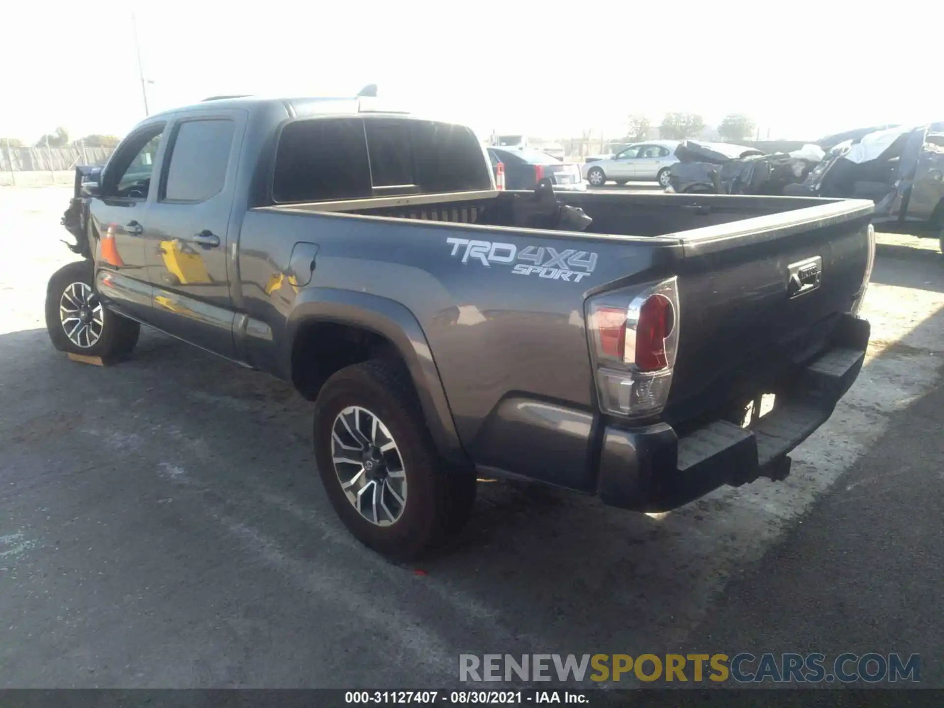 3 Photograph of a damaged car 3TMDZ5BN9MM106897 TOYOTA TACOMA 4WD 2021