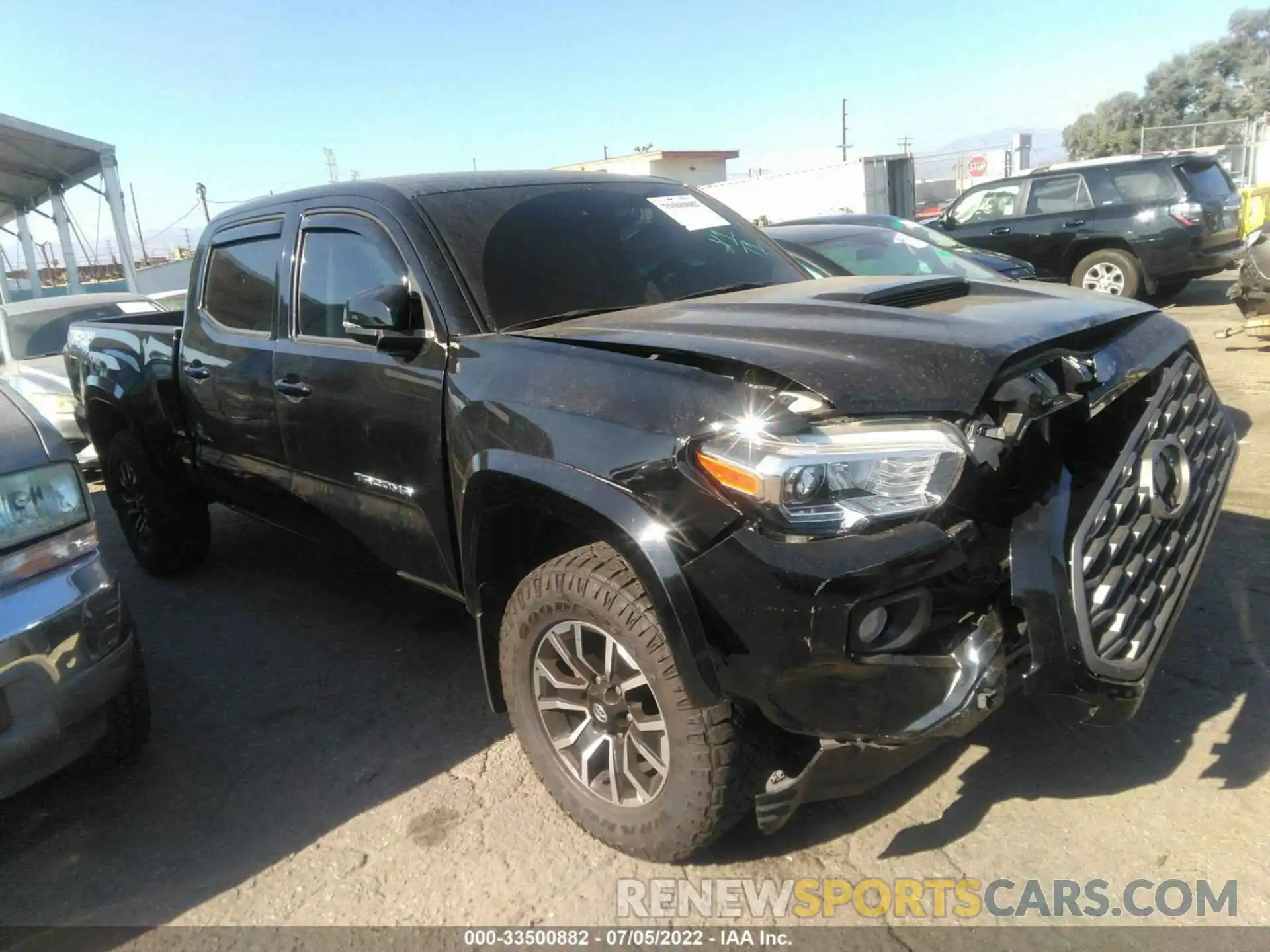 1 Photograph of a damaged car 3TMDZ5BN9MM107645 TOYOTA TACOMA 4WD 2021