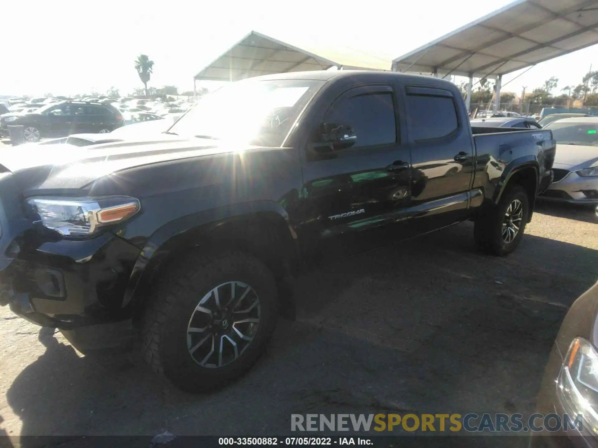 2 Photograph of a damaged car 3TMDZ5BN9MM107645 TOYOTA TACOMA 4WD 2021