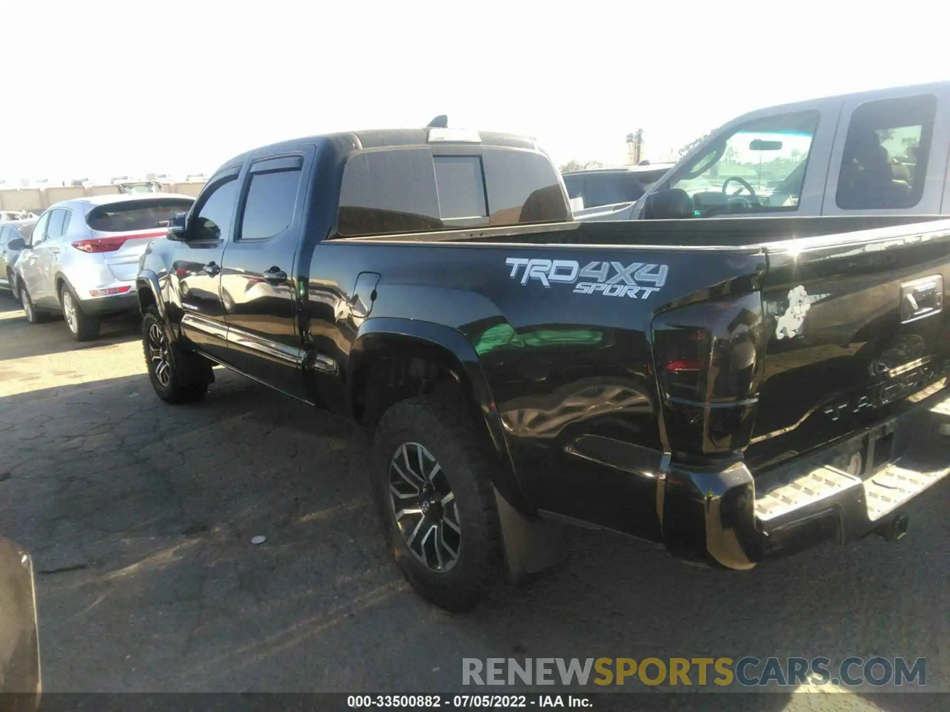 3 Photograph of a damaged car 3TMDZ5BN9MM107645 TOYOTA TACOMA 4WD 2021