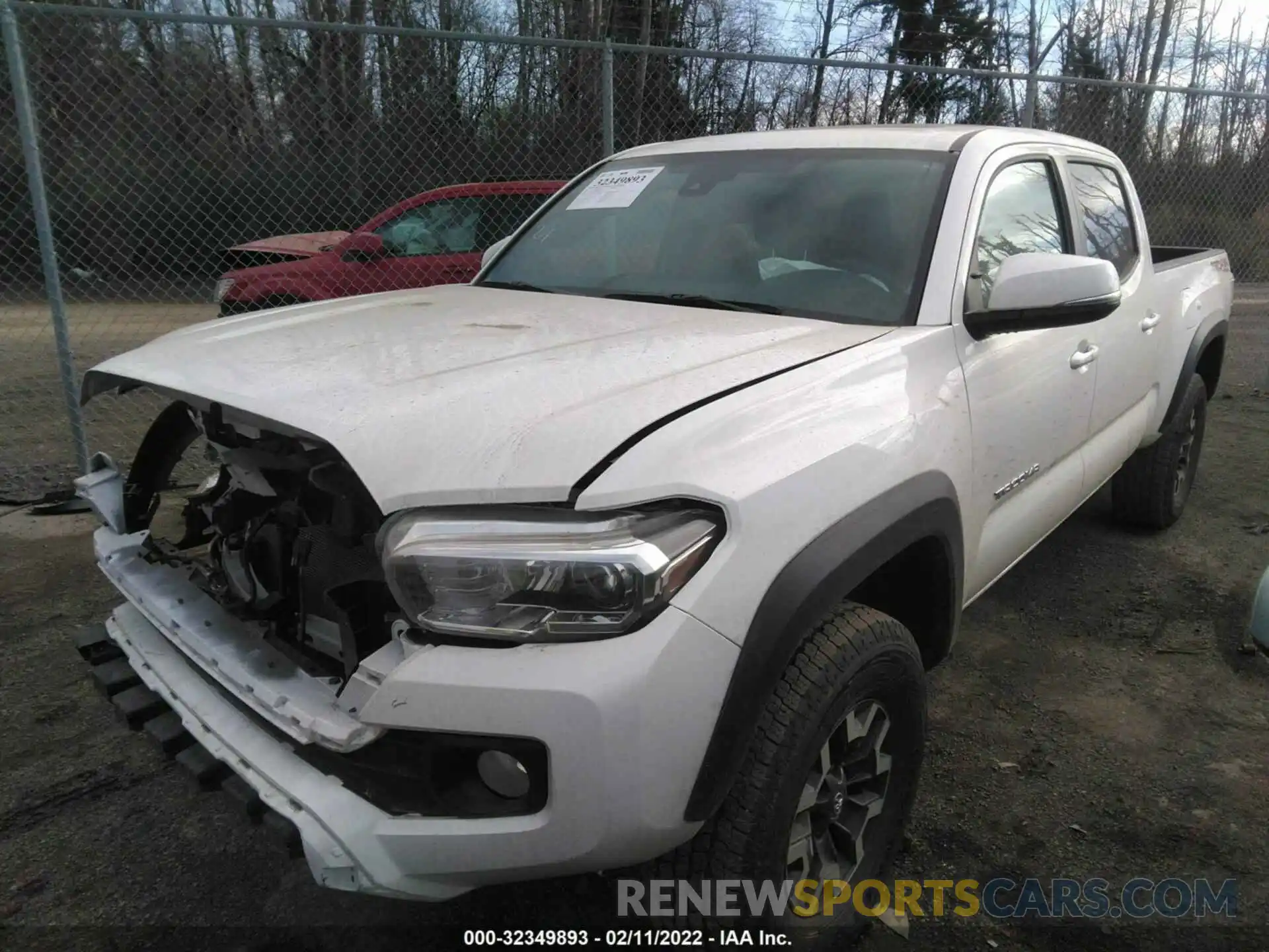 2 Photograph of a damaged car 3TMDZ5BN9MM114837 TOYOTA TACOMA 4WD 2021