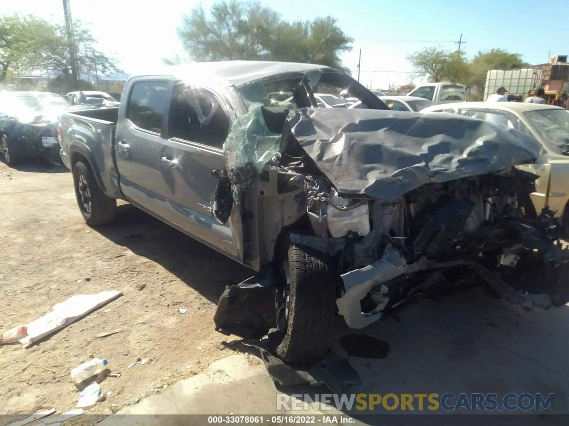 1 Photograph of a damaged car 3TMDZ5BN9MM115941 TOYOTA TACOMA 4WD 2021