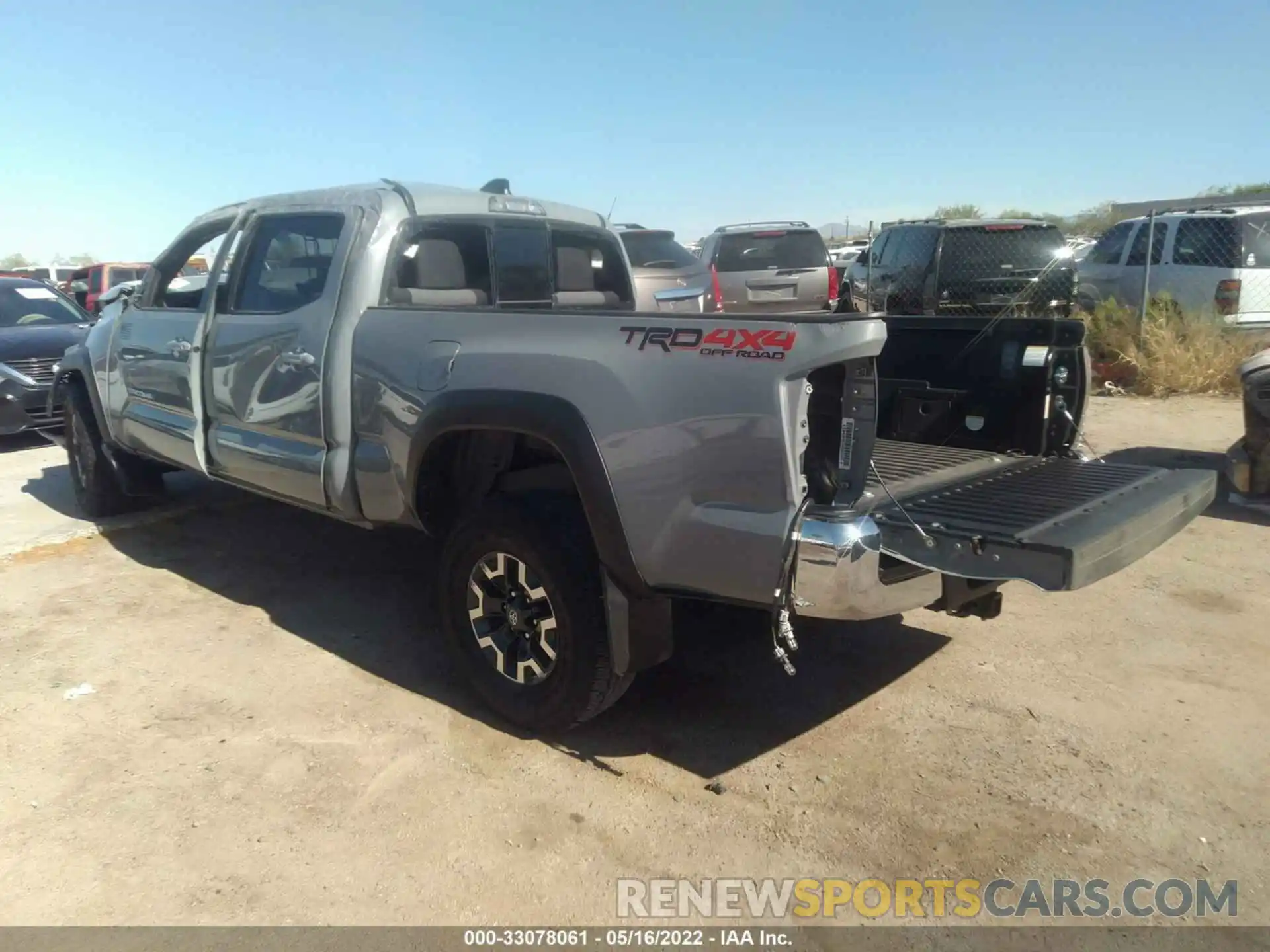 3 Photograph of a damaged car 3TMDZ5BN9MM115941 TOYOTA TACOMA 4WD 2021