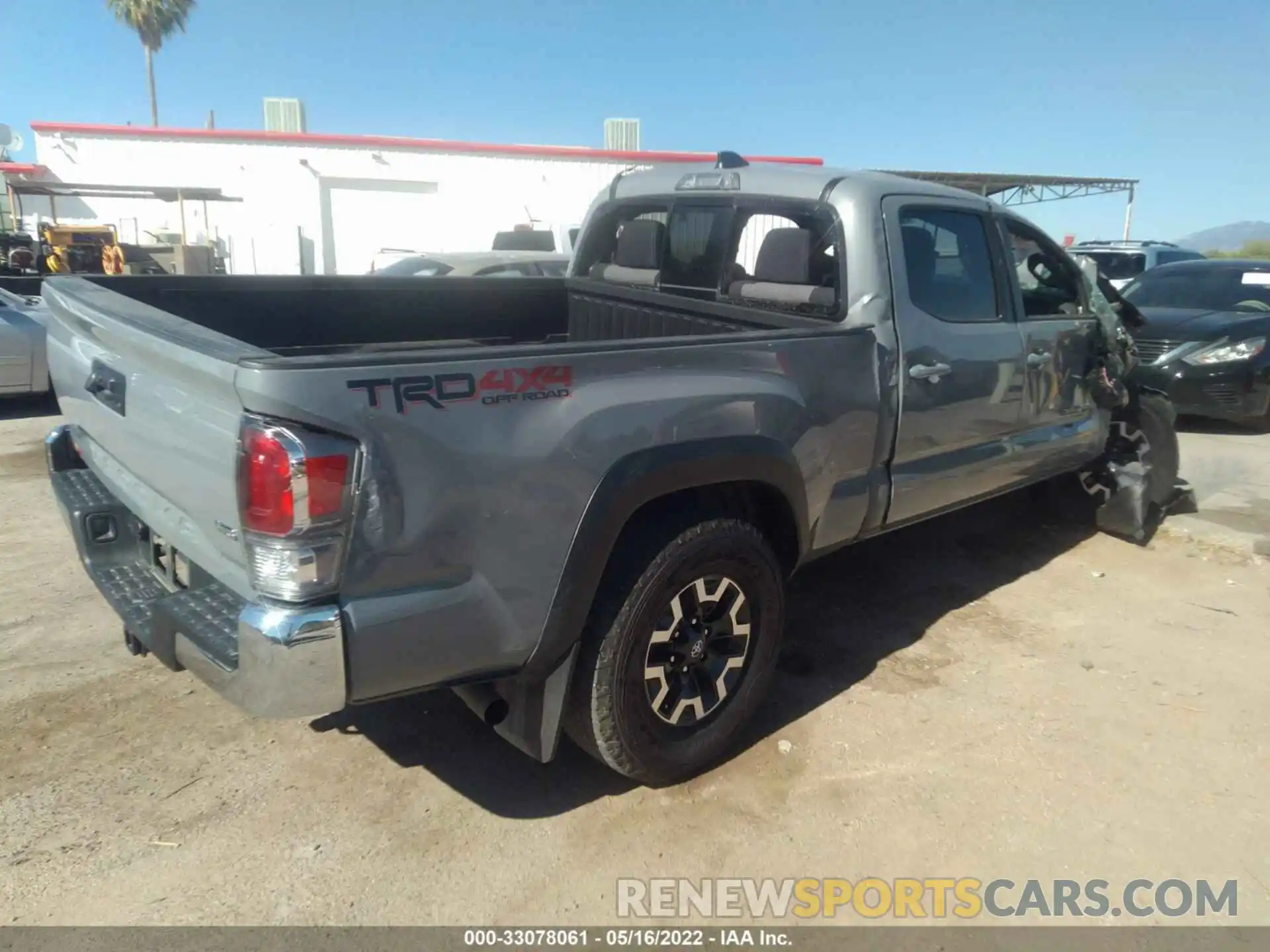 4 Фотография поврежденного автомобиля 3TMDZ5BN9MM115941 TOYOTA TACOMA 4WD 2021