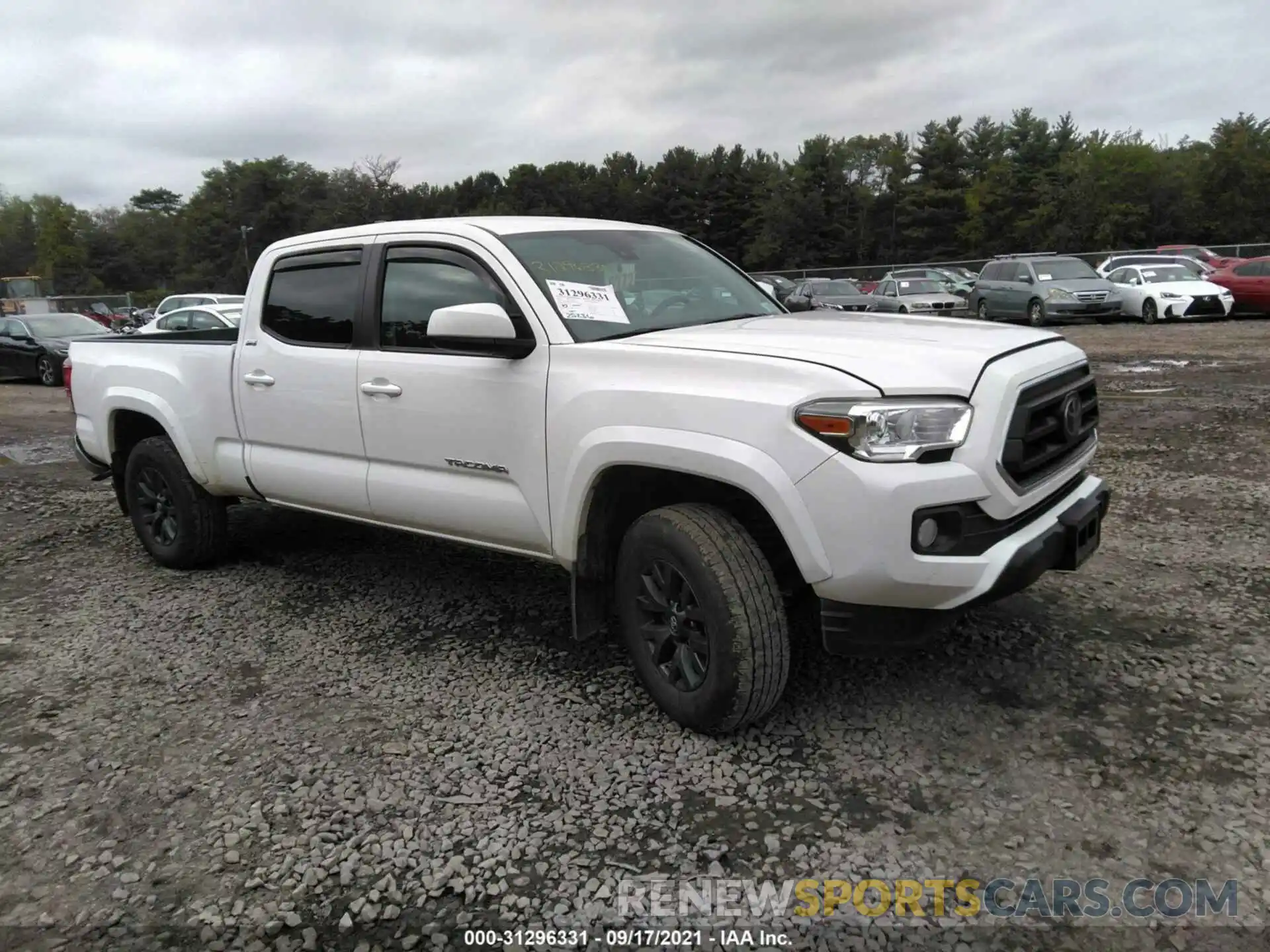 1 Photograph of a damaged car 3TMDZ5BNXMM099653 TOYOTA TACOMA 4WD 2021