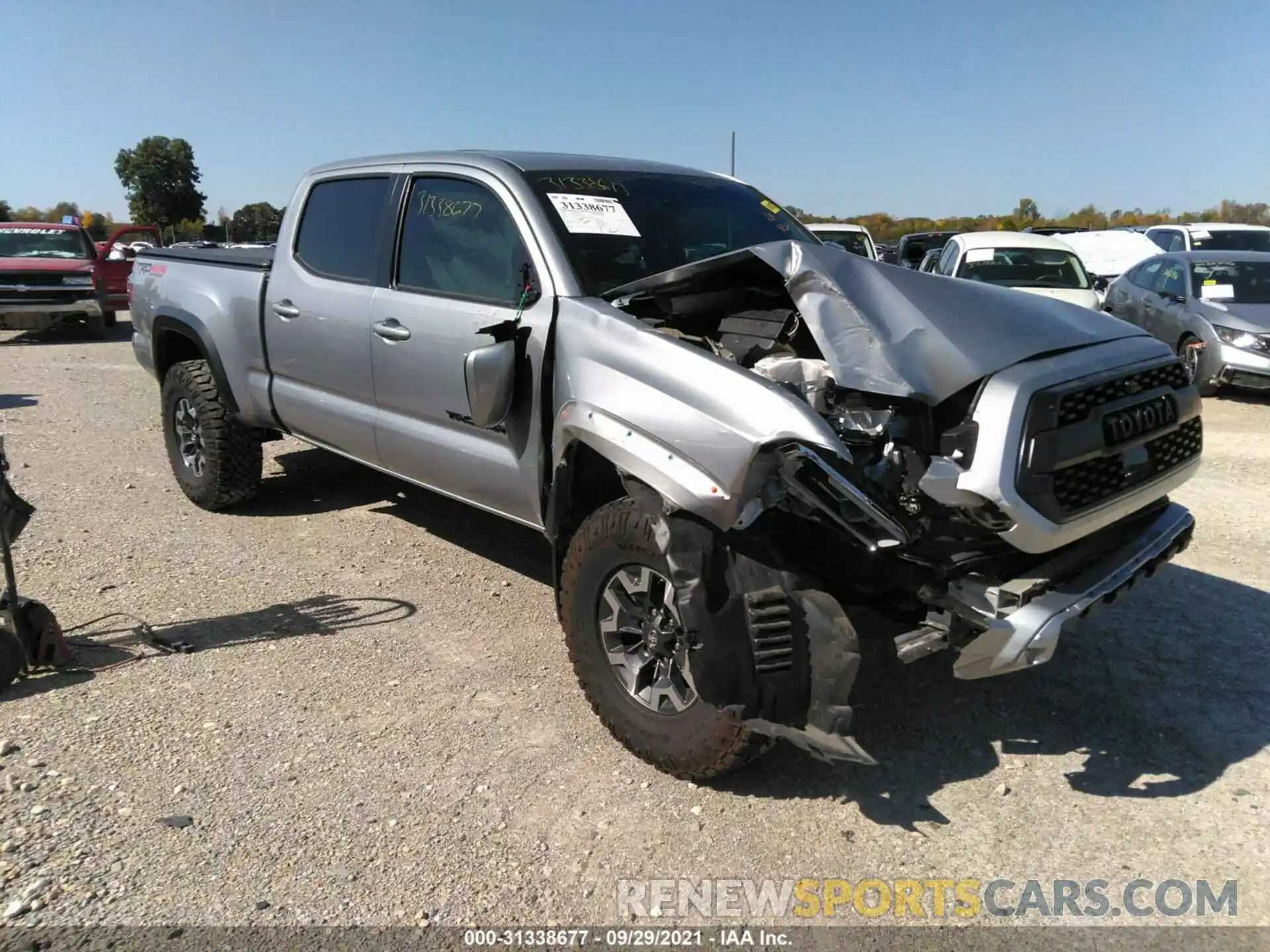 1 Photograph of a damaged car 3TMDZ5BNXMM100624 TOYOTA TACOMA 4WD 2021