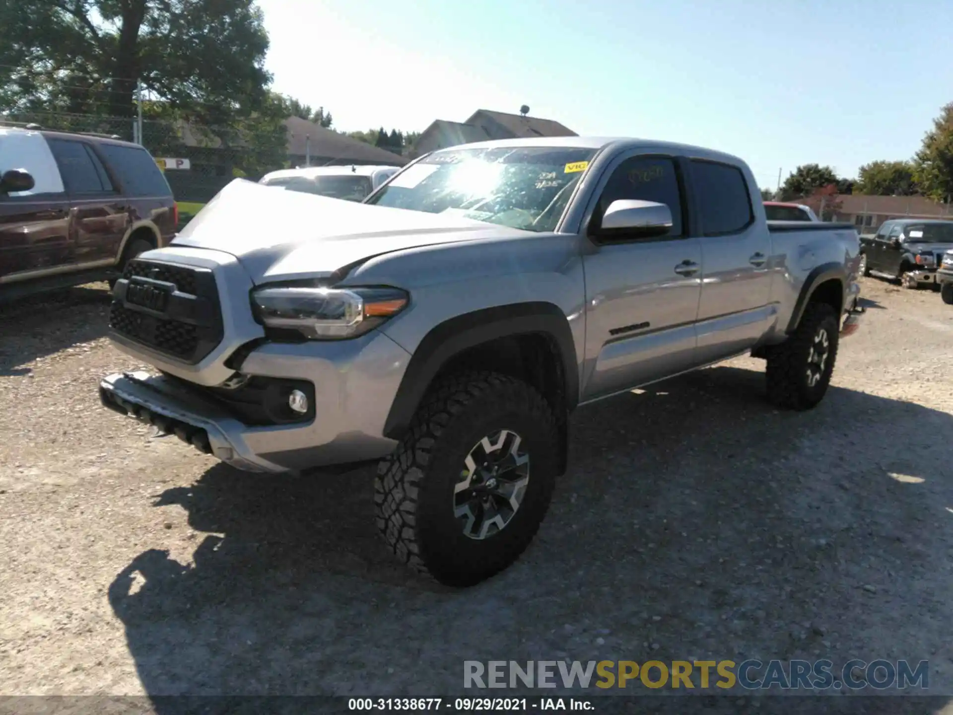 2 Photograph of a damaged car 3TMDZ5BNXMM100624 TOYOTA TACOMA 4WD 2021