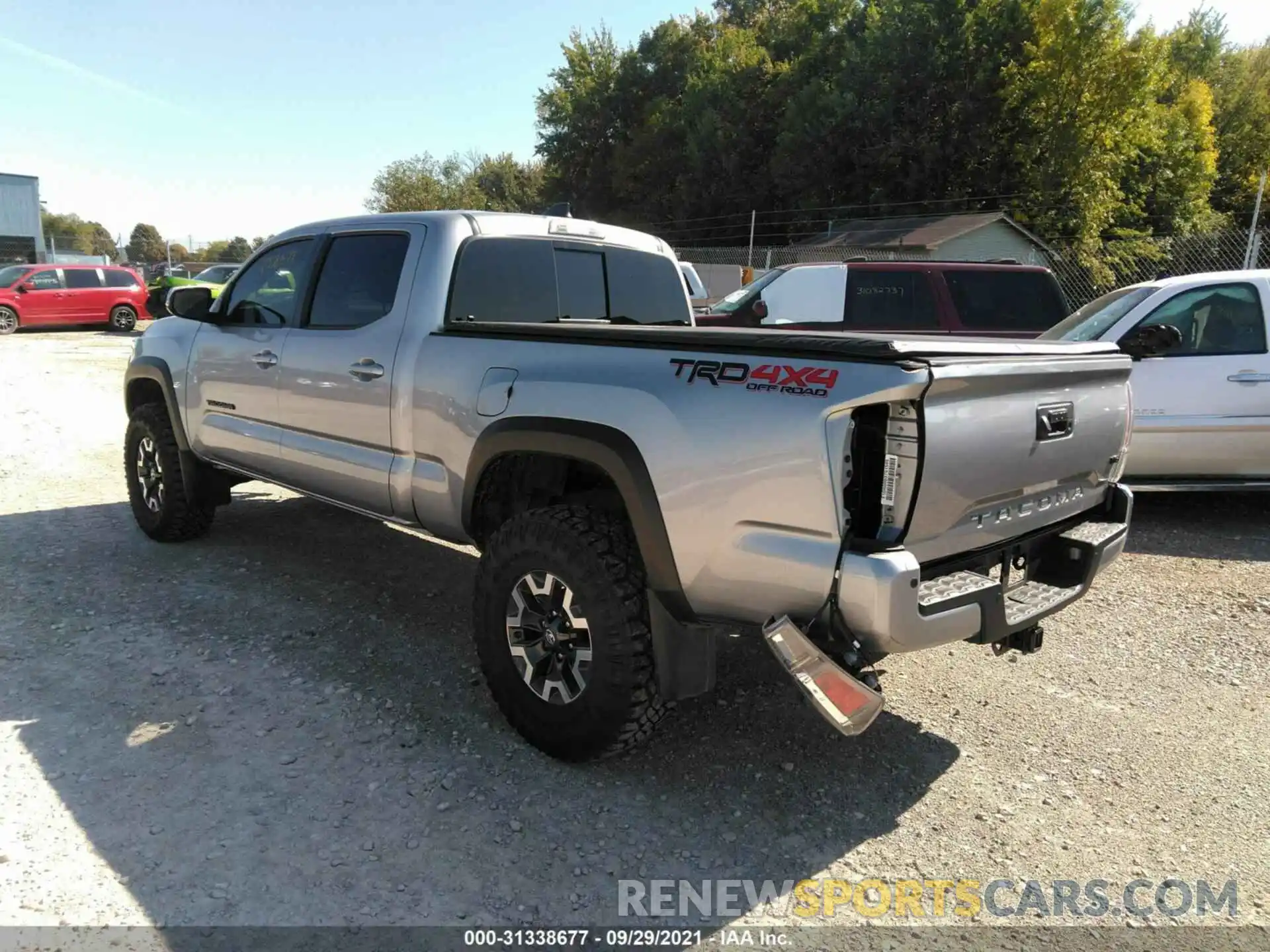 3 Photograph of a damaged car 3TMDZ5BNXMM100624 TOYOTA TACOMA 4WD 2021