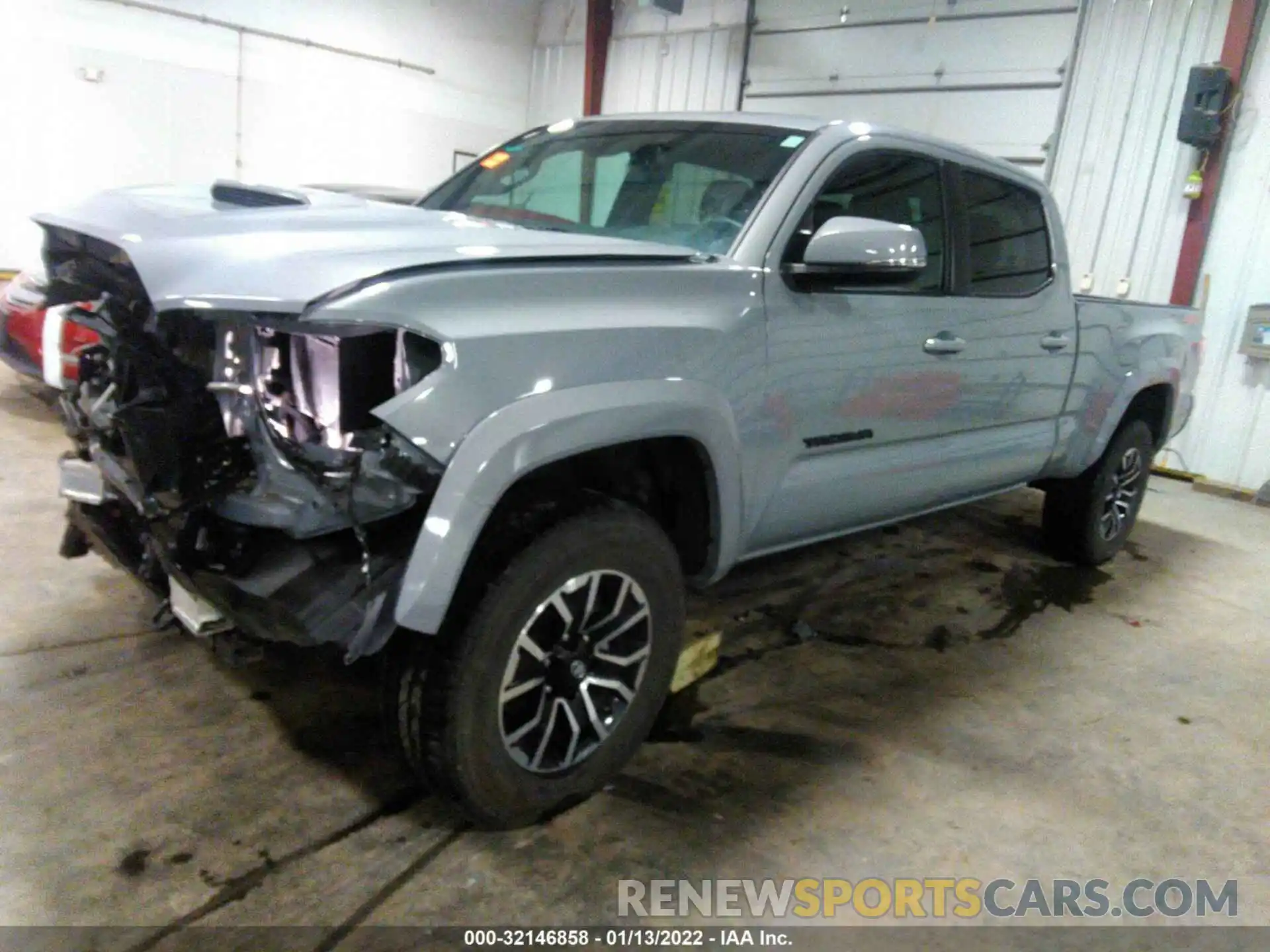 2 Фотография поврежденного автомобиля 3TMDZ5BNXMM100705 TOYOTA TACOMA 4WD 2021