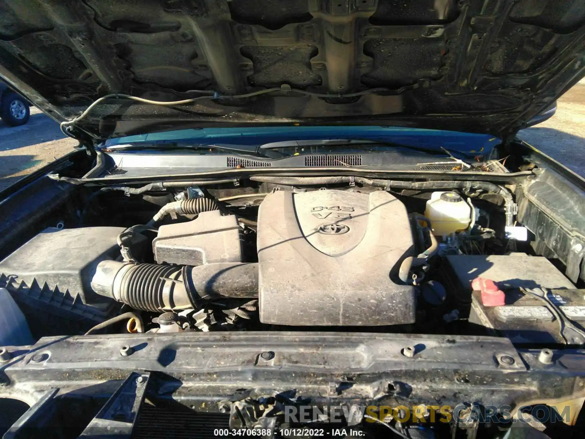 10 Photograph of a damaged car 3TMDZ5BNXMM102678 TOYOTA TACOMA 4WD 2021