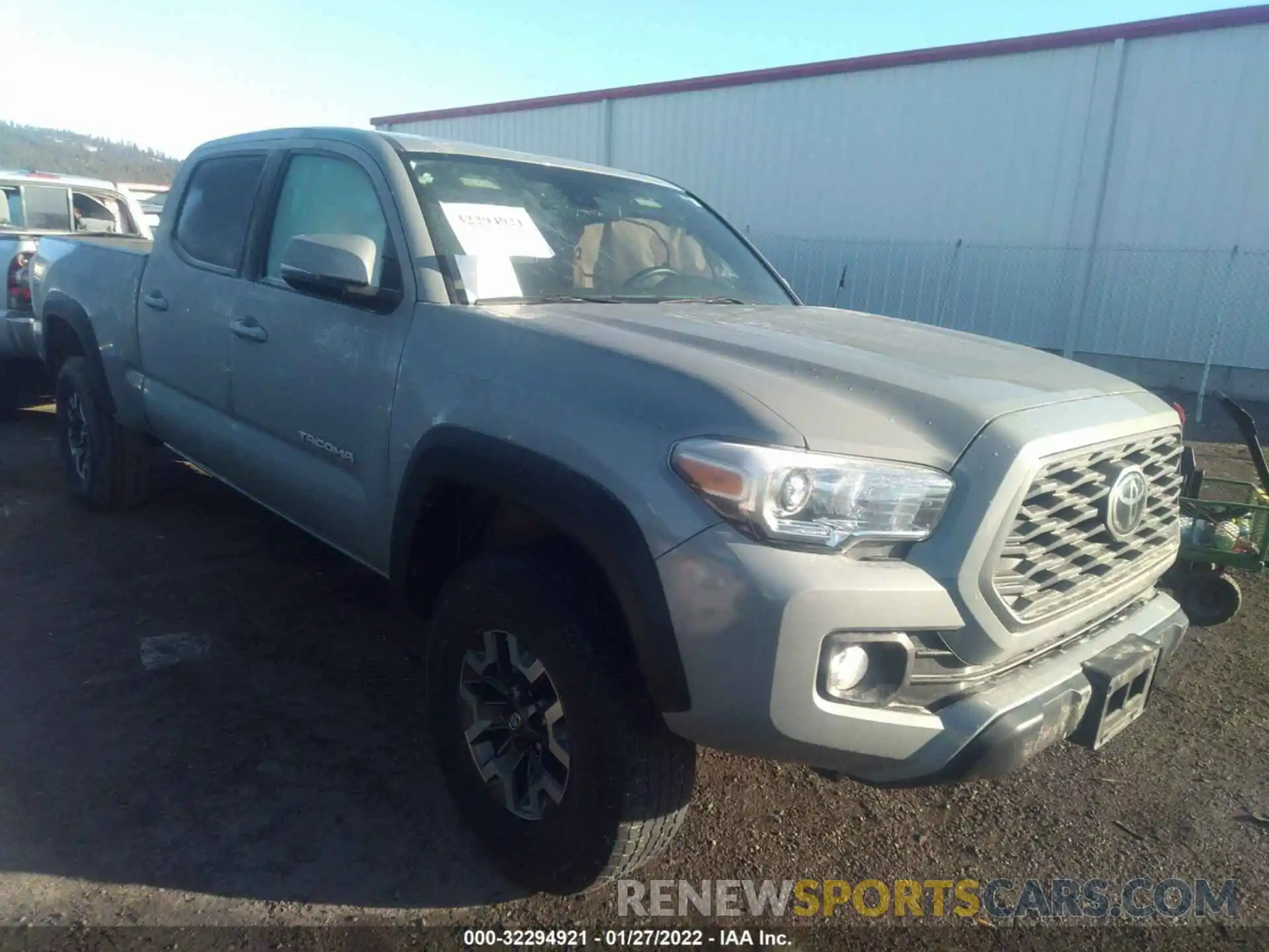 1 Photograph of a damaged car 3TMDZ5BNXMM104446 TOYOTA TACOMA 4WD 2021