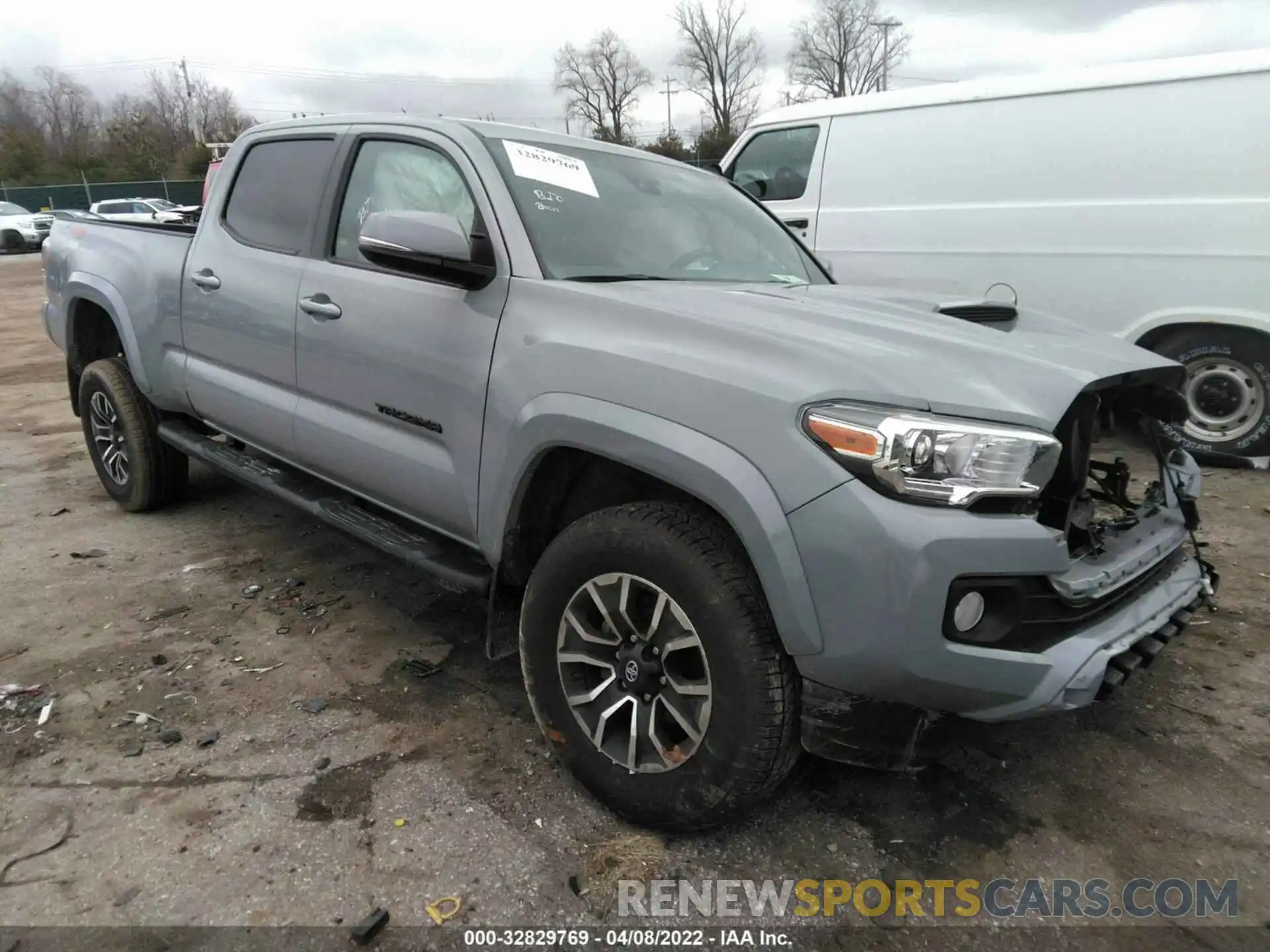 1 Photograph of a damaged car 3TMDZ5BNXMM104687 TOYOTA TACOMA 4WD 2021