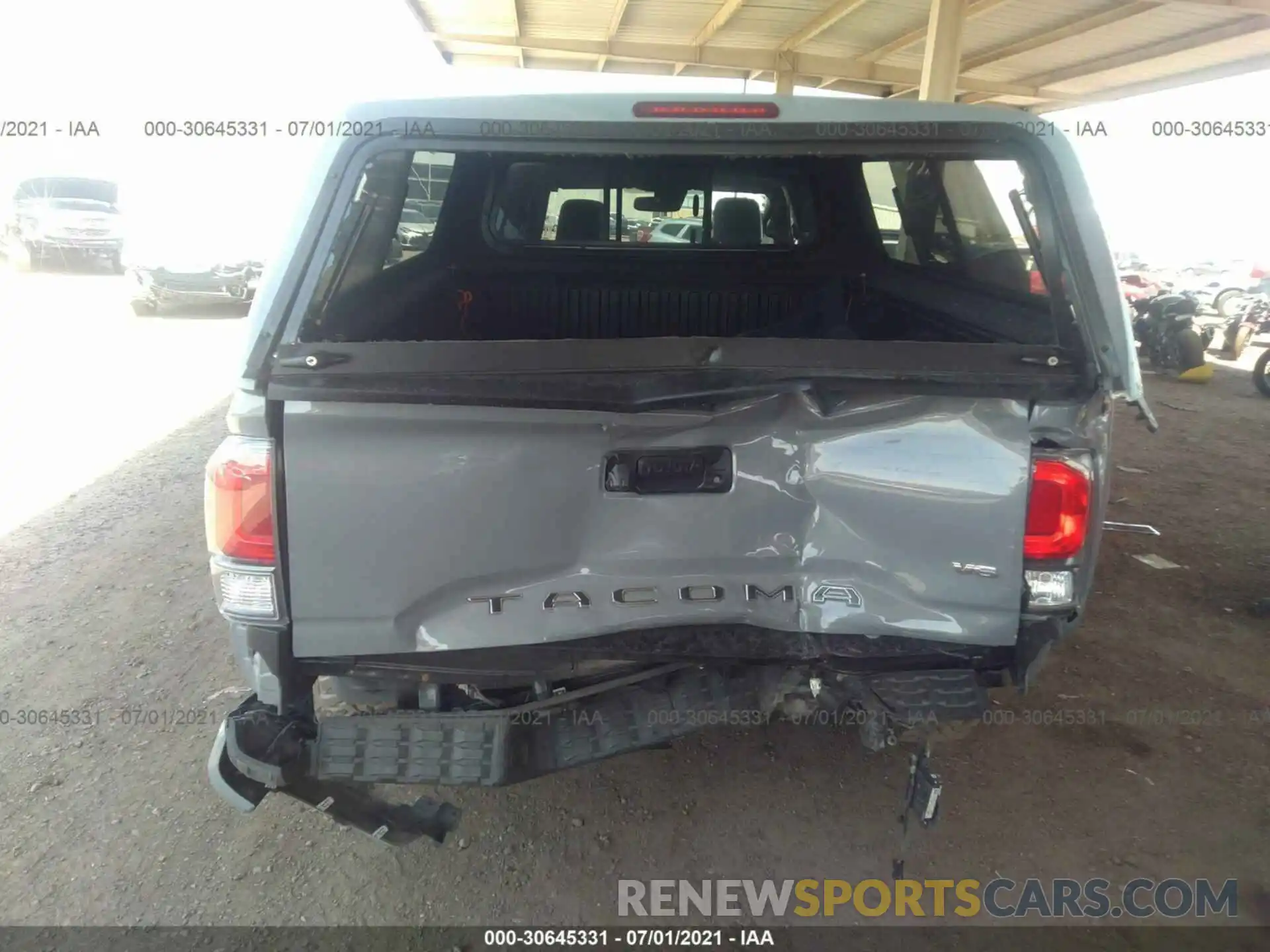 6 Photograph of a damaged car 3TMDZ5BNXMM106486 TOYOTA TACOMA 4WD 2021