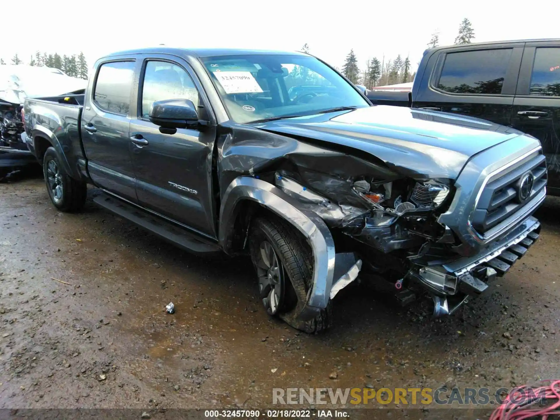 1 Photograph of a damaged car 3TMDZ5BNXMM106567 TOYOTA TACOMA 4WD 2021