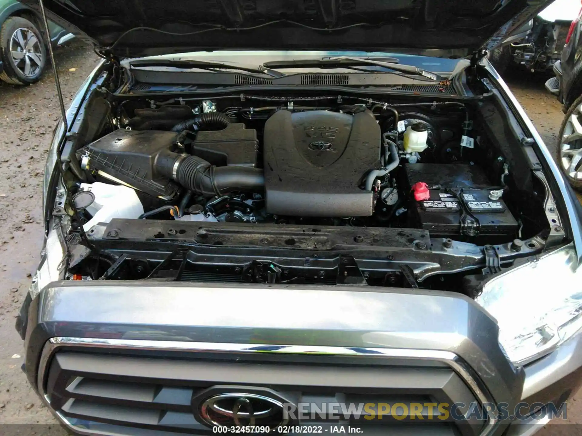 10 Photograph of a damaged car 3TMDZ5BNXMM106567 TOYOTA TACOMA 4WD 2021