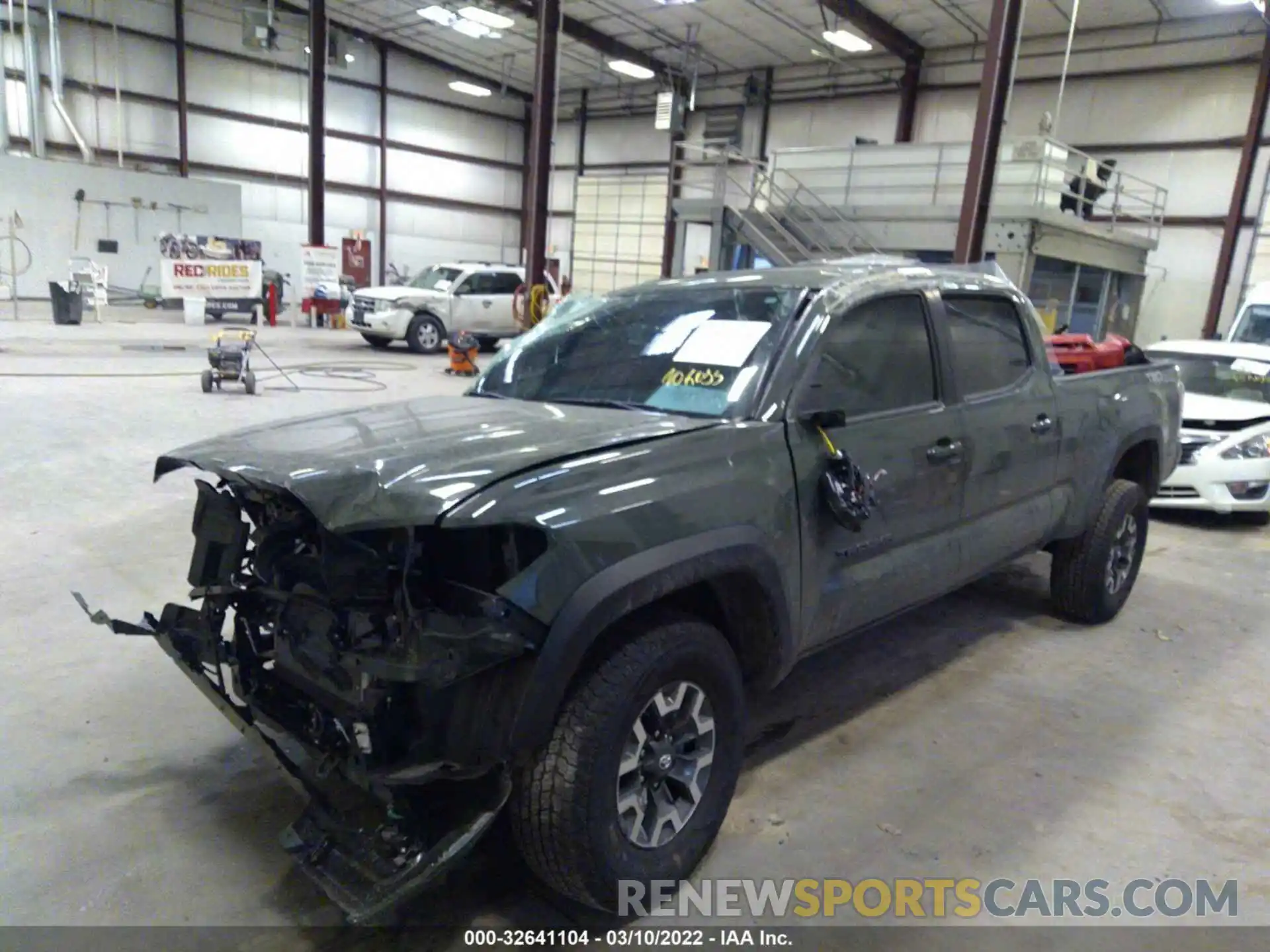 2 Photograph of a damaged car 3TMDZ5BNXMM117679 TOYOTA TACOMA 4WD 2021