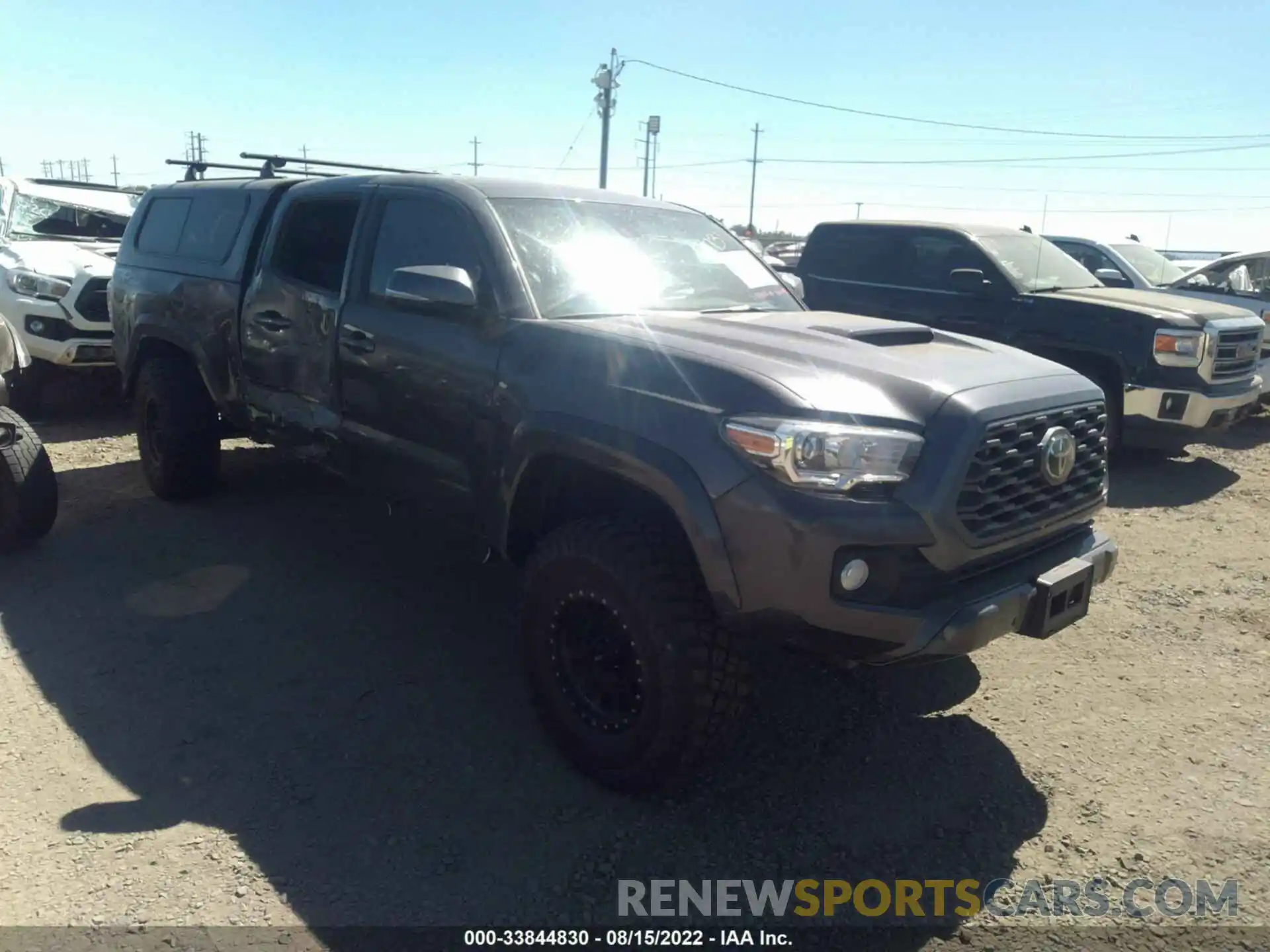 1 Photograph of a damaged car 3TMDZ5BNXMM120985 TOYOTA TACOMA 4WD 2021