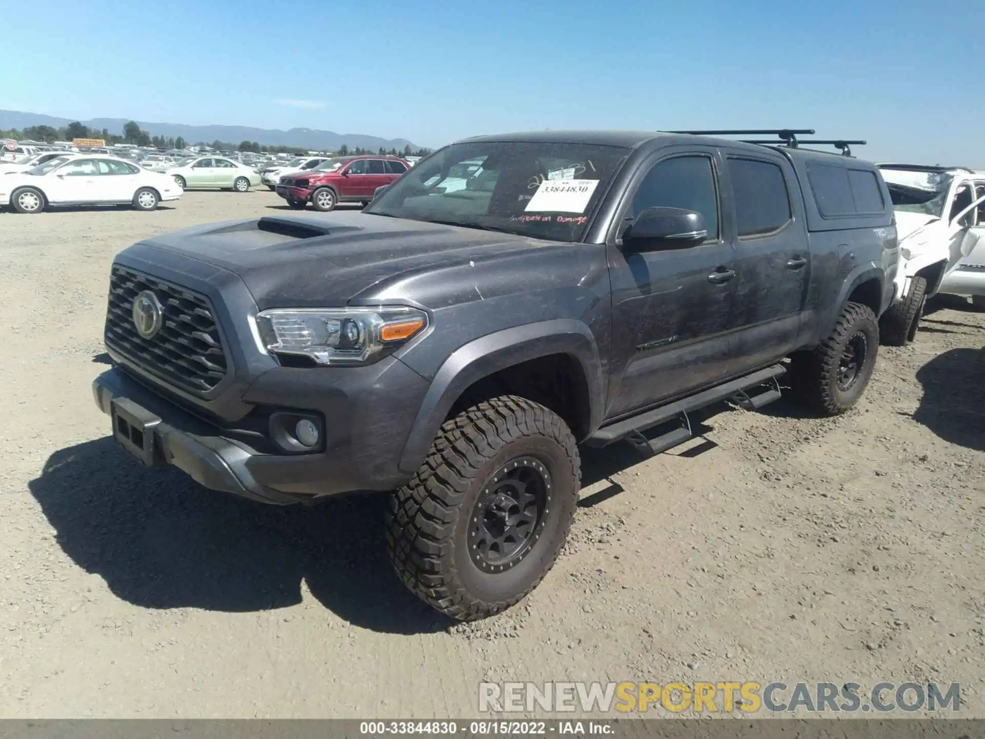 2 Photograph of a damaged car 3TMDZ5BNXMM120985 TOYOTA TACOMA 4WD 2021