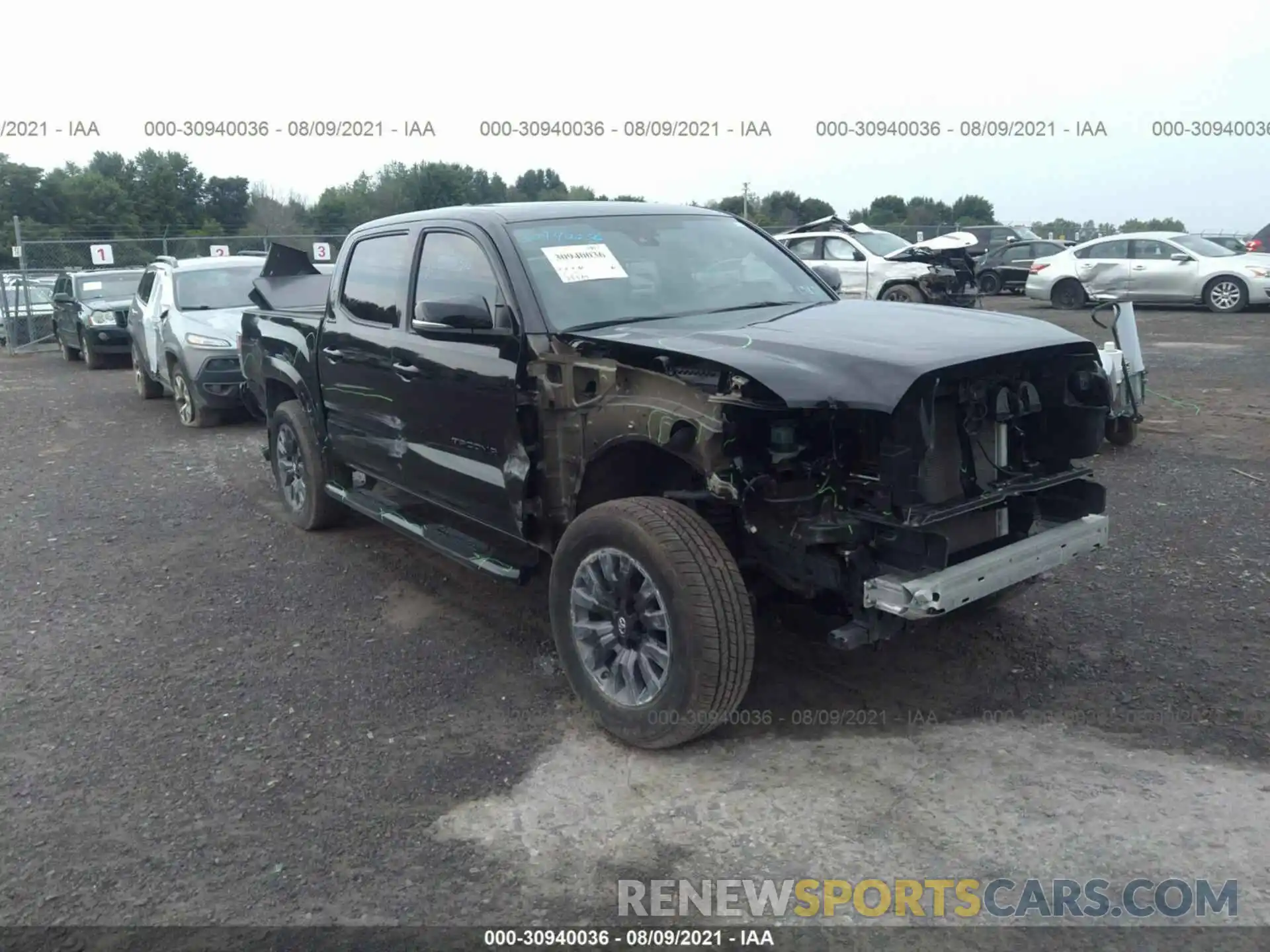 1 Photograph of a damaged car 3TMGZ5AN0MM375367 TOYOTA TACOMA 4WD 2021