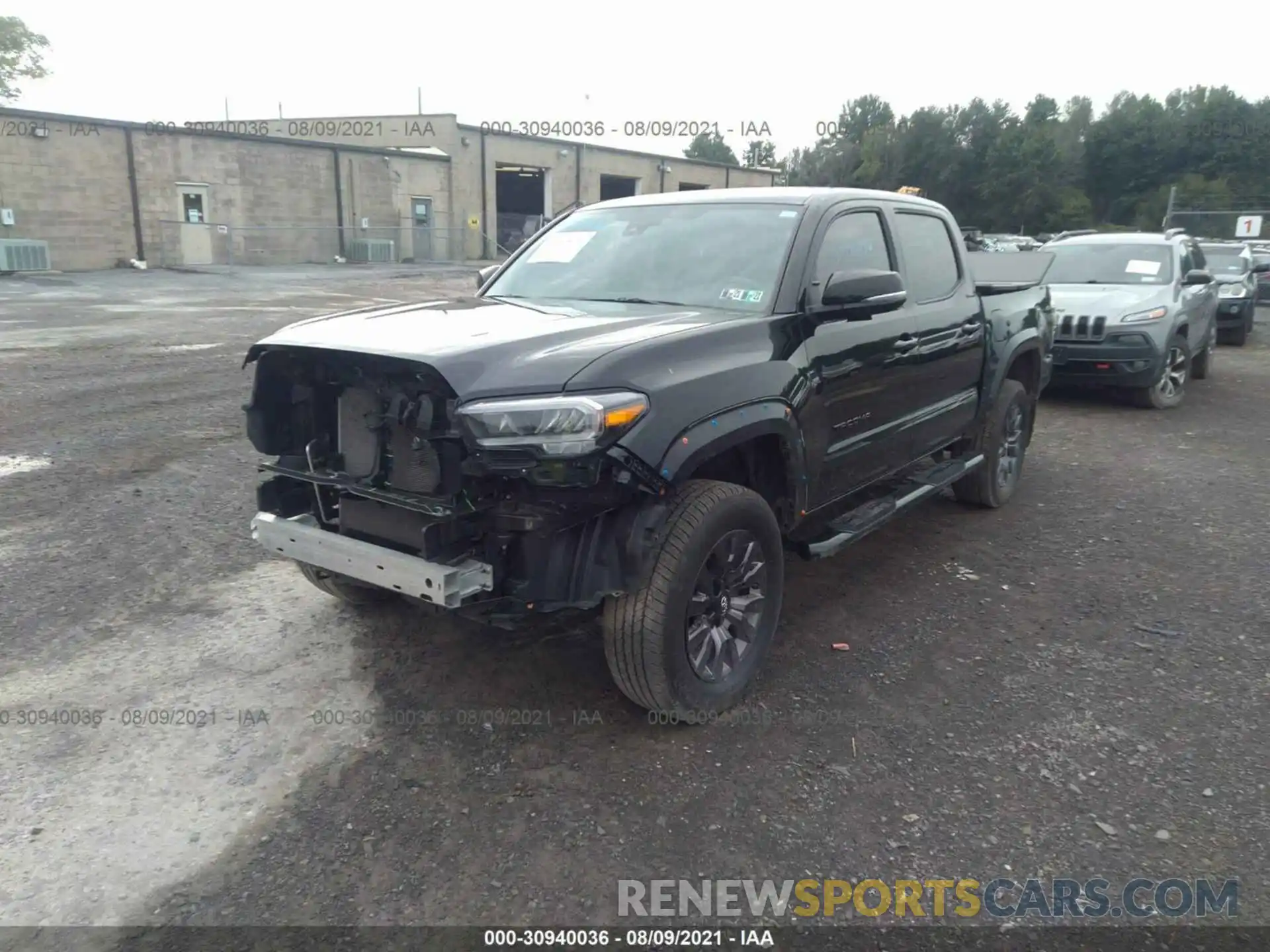 2 Photograph of a damaged car 3TMGZ5AN0MM375367 TOYOTA TACOMA 4WD 2021