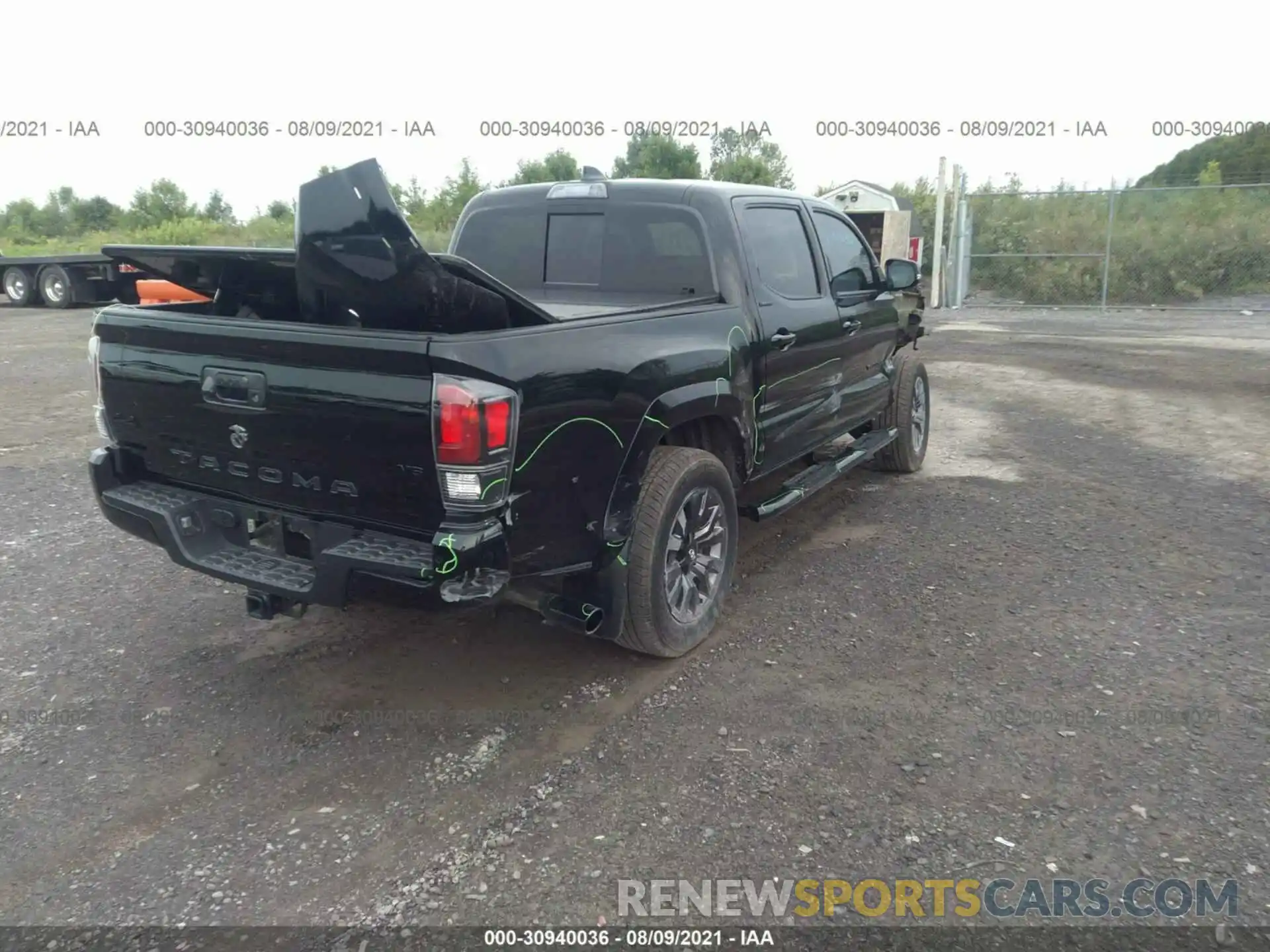 4 Photograph of a damaged car 3TMGZ5AN0MM375367 TOYOTA TACOMA 4WD 2021