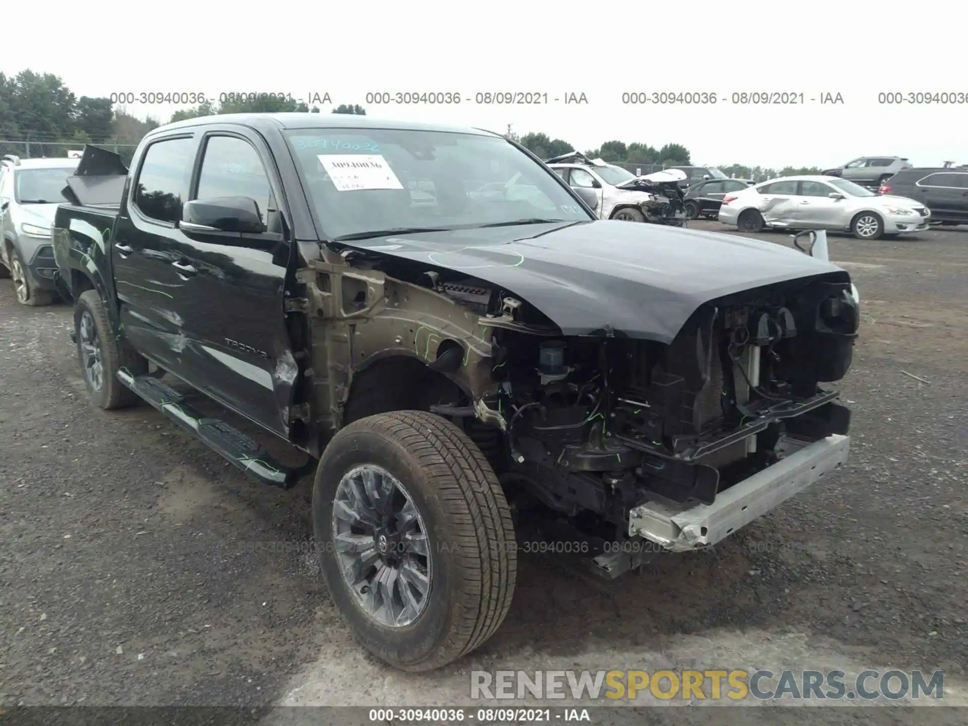 6 Photograph of a damaged car 3TMGZ5AN0MM375367 TOYOTA TACOMA 4WD 2021