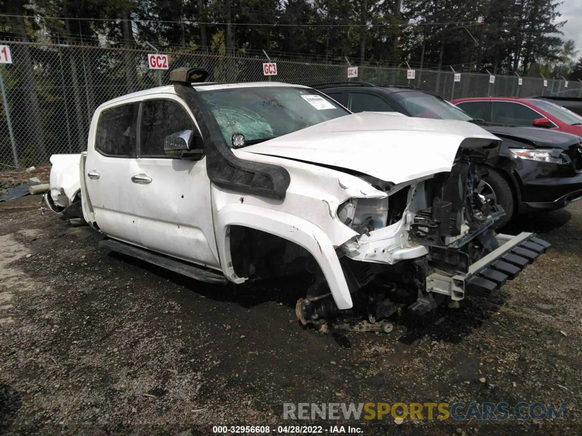 1 Photograph of a damaged car 3TMGZ5AN0MM375806 TOYOTA TACOMA 4WD 2021