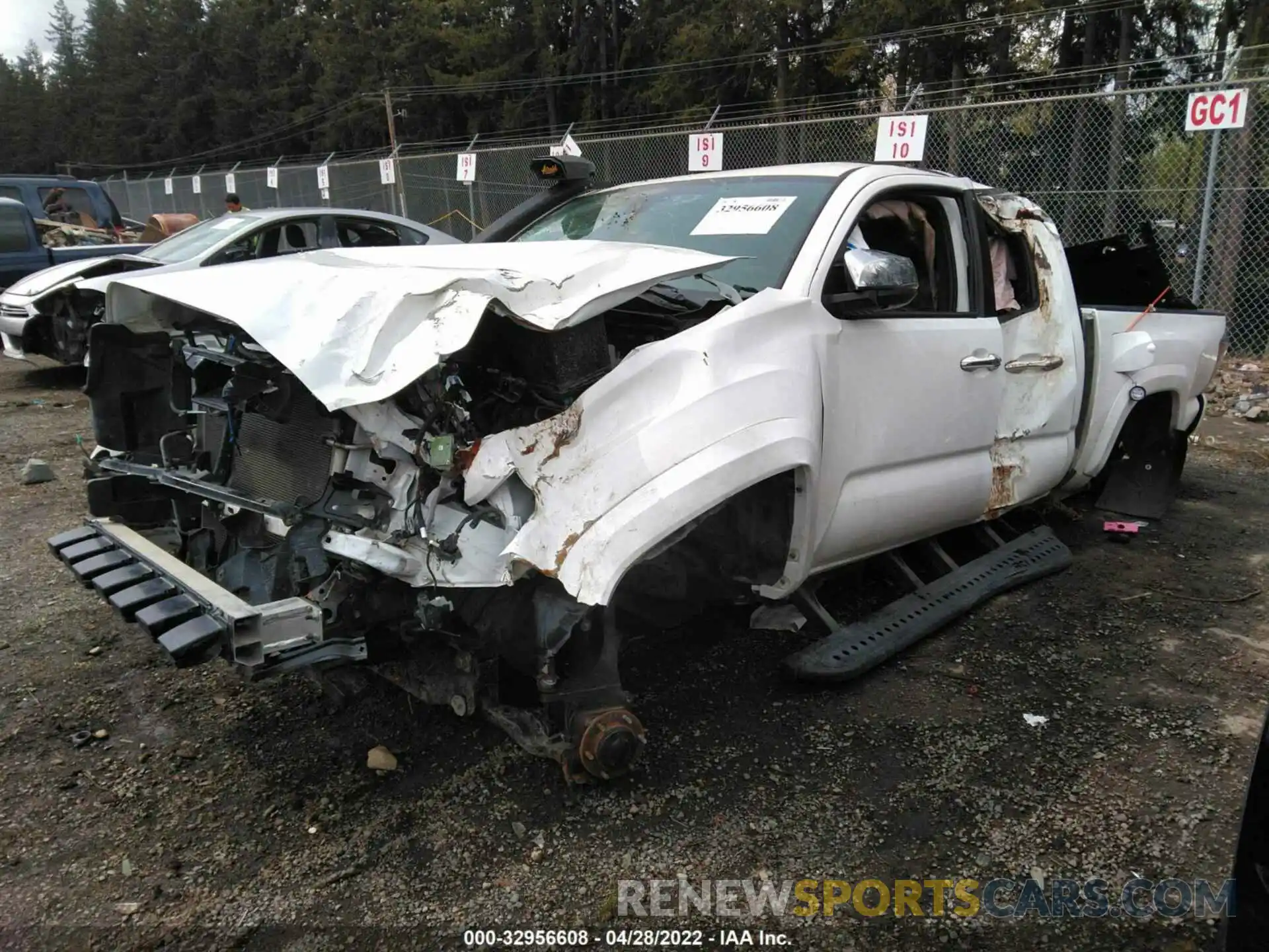 2 Photograph of a damaged car 3TMGZ5AN0MM375806 TOYOTA TACOMA 4WD 2021