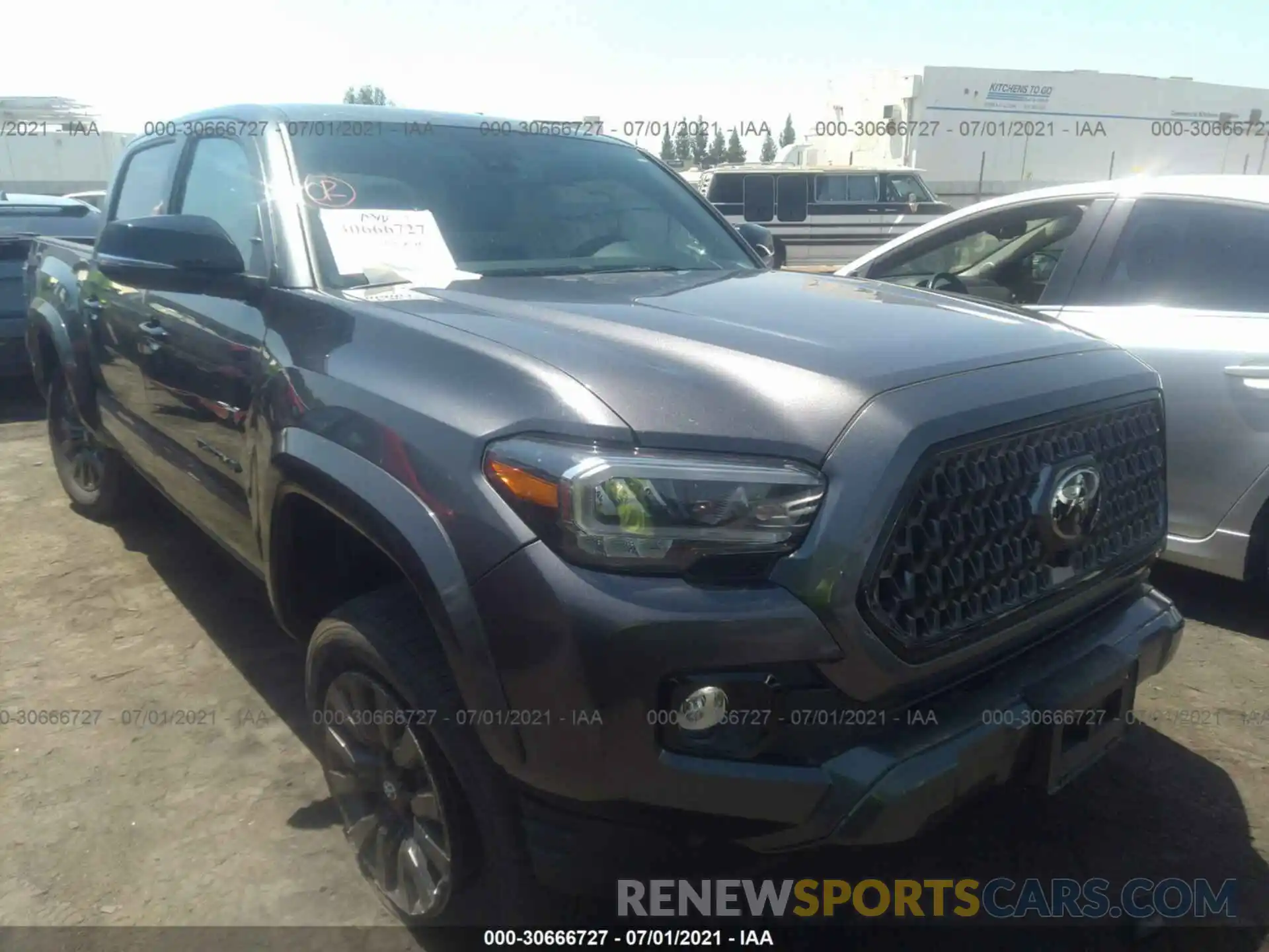 1 Photograph of a damaged car 3TMGZ5AN0MM384733 TOYOTA TACOMA 4WD 2021