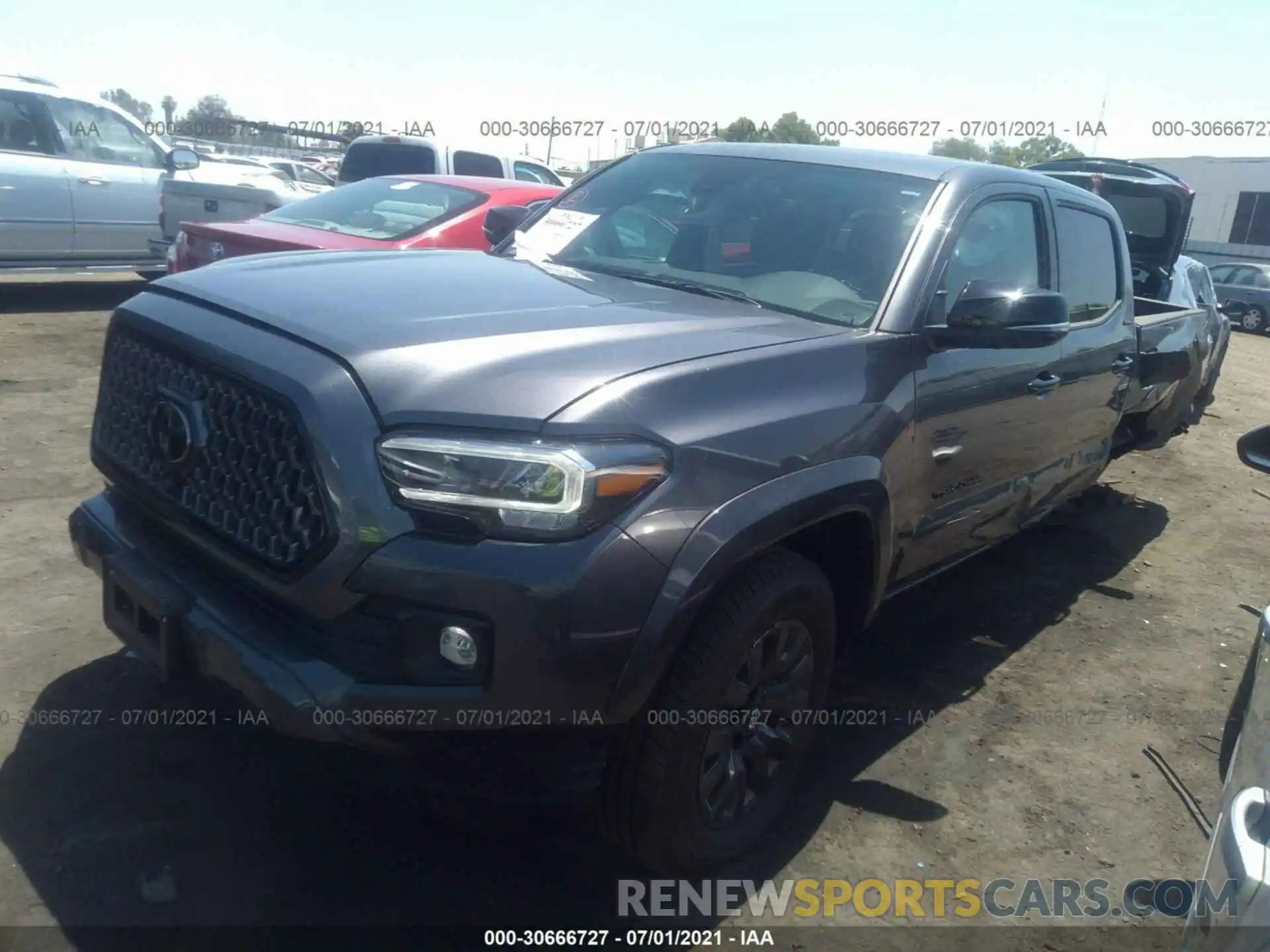 2 Photograph of a damaged car 3TMGZ5AN0MM384733 TOYOTA TACOMA 4WD 2021