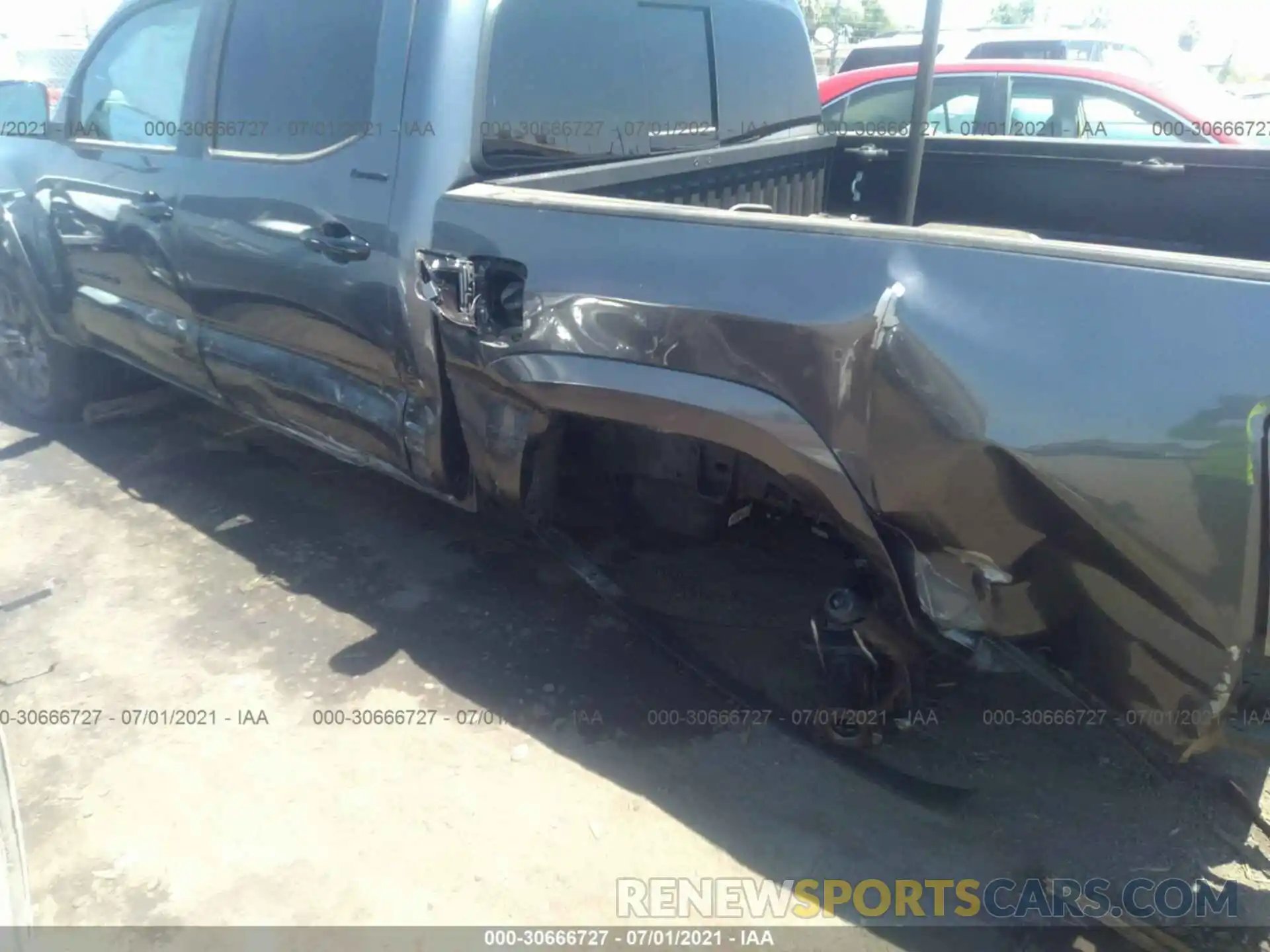 6 Photograph of a damaged car 3TMGZ5AN0MM384733 TOYOTA TACOMA 4WD 2021