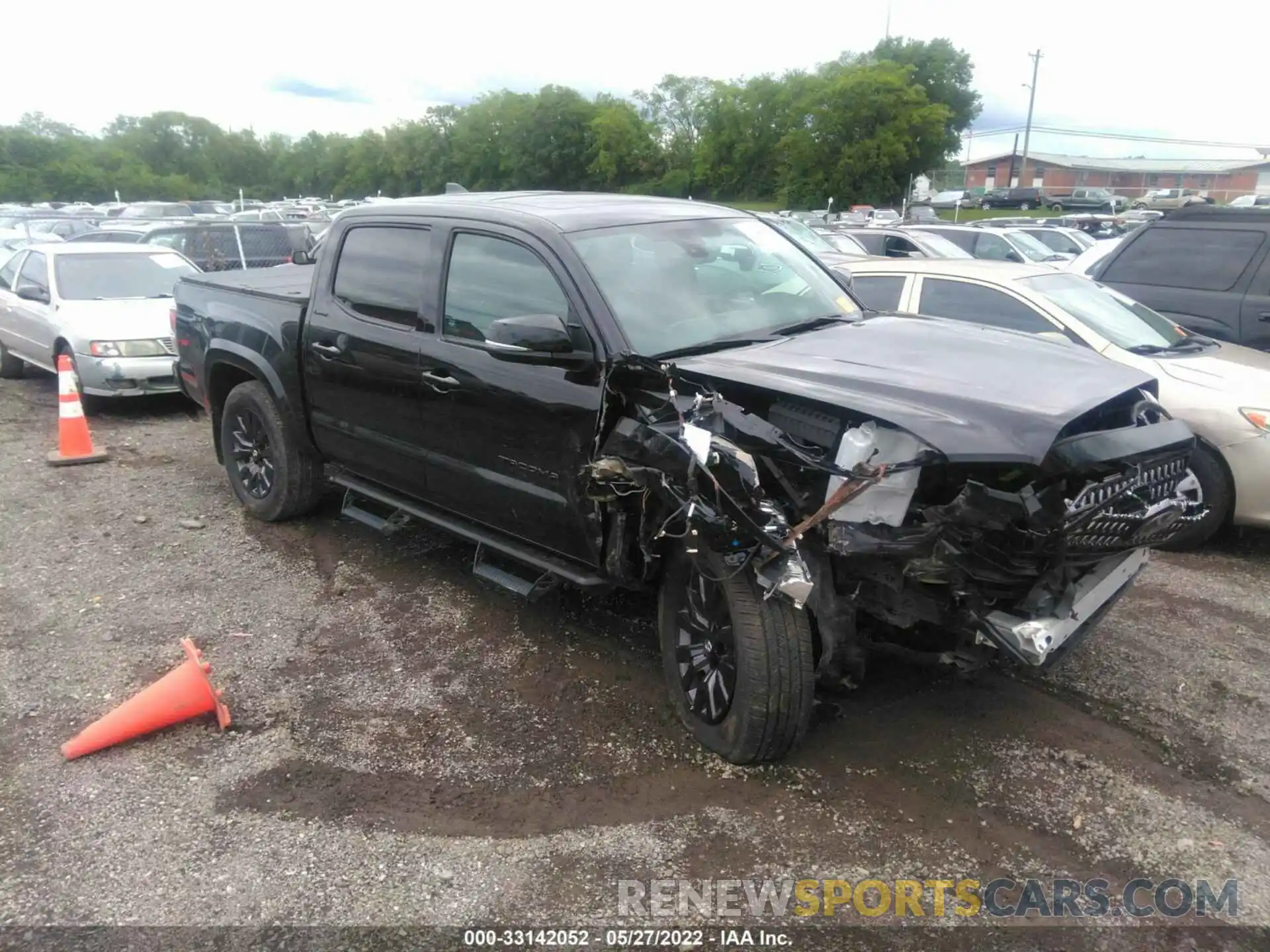 1 Photograph of a damaged car 3TMGZ5AN2MM400642 TOYOTA TACOMA 4WD 2021