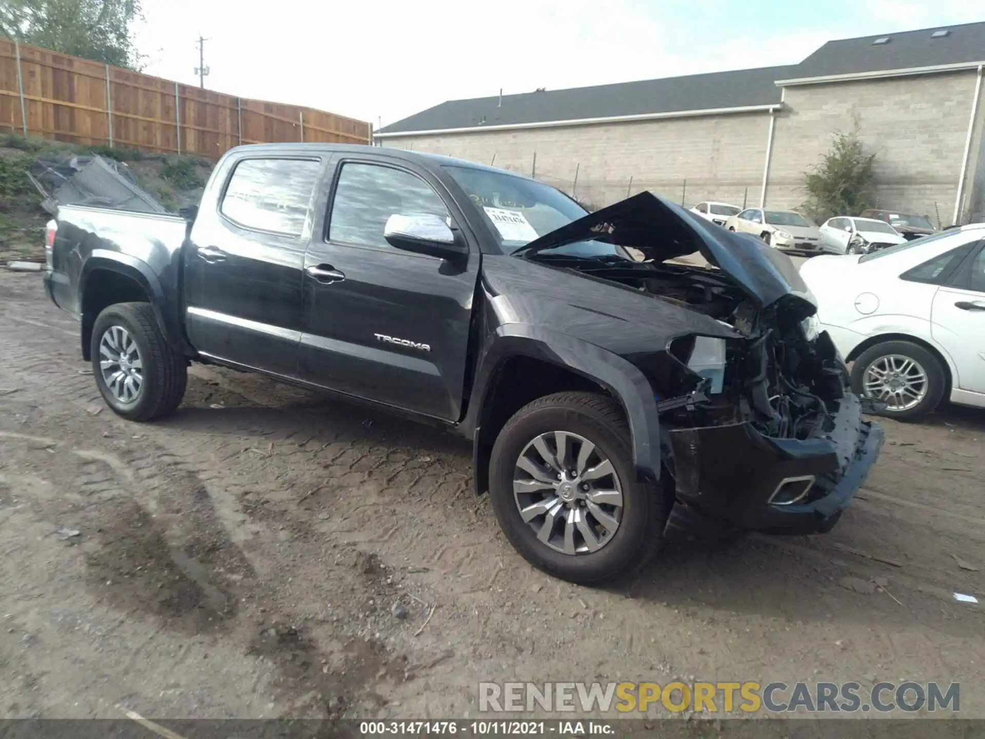 1 Photograph of a damaged car 3TMGZ5AN2MM420924 TOYOTA TACOMA 4WD 2021