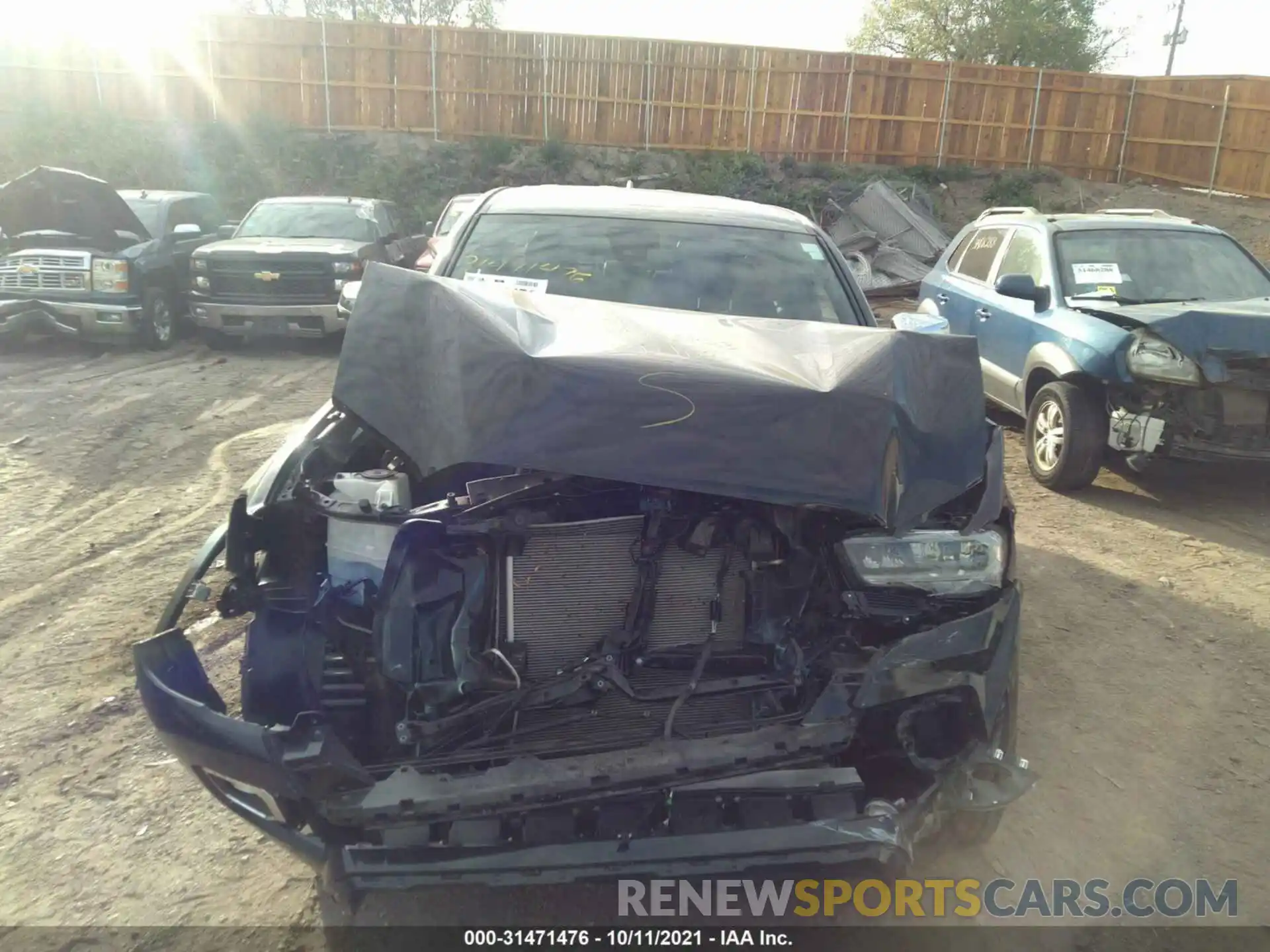 10 Photograph of a damaged car 3TMGZ5AN2MM420924 TOYOTA TACOMA 4WD 2021