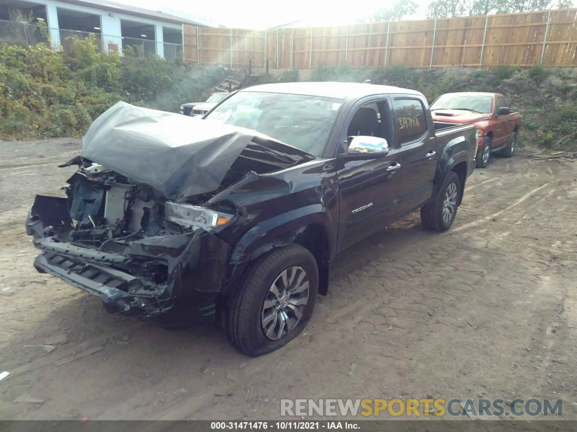 2 Photograph of a damaged car 3TMGZ5AN2MM420924 TOYOTA TACOMA 4WD 2021