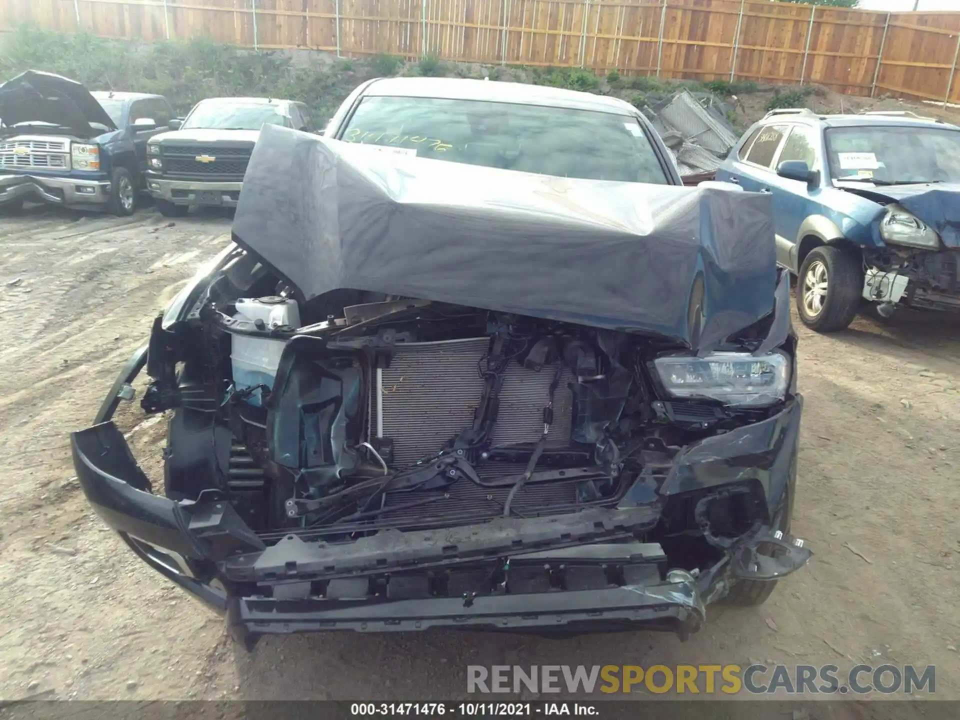 6 Photograph of a damaged car 3TMGZ5AN2MM420924 TOYOTA TACOMA 4WD 2021