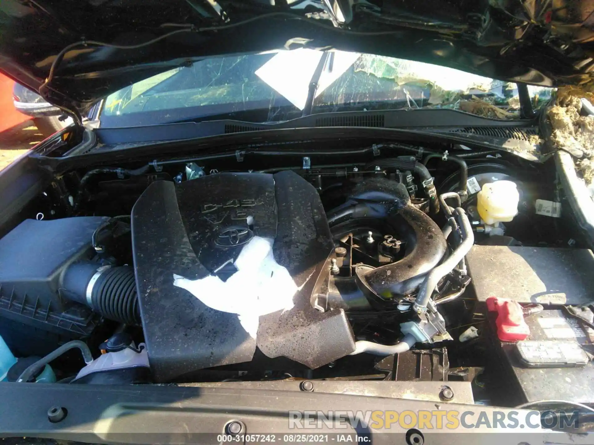 10 Photograph of a damaged car 3TMGZ5AN6MM401972 TOYOTA TACOMA 4WD 2021