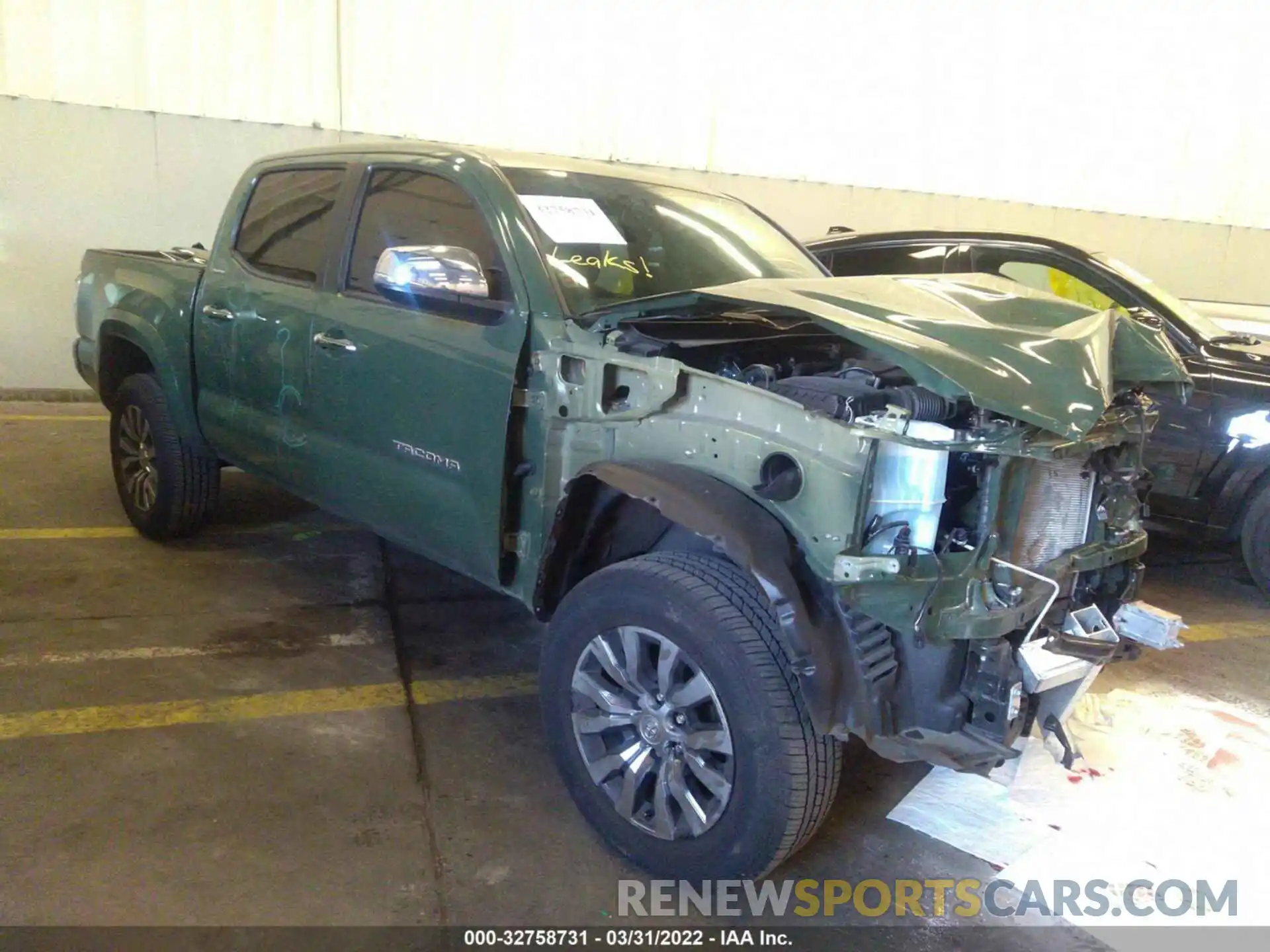 1 Photograph of a damaged car 3TMGZ5AN6MM429027 TOYOTA TACOMA 4WD 2021