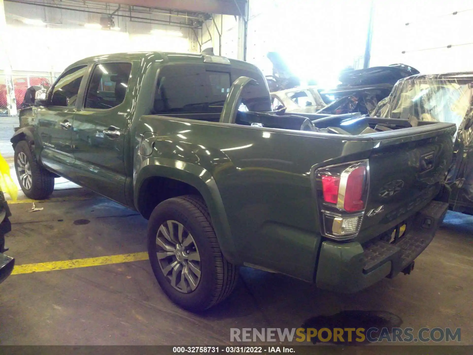 3 Photograph of a damaged car 3TMGZ5AN6MM429027 TOYOTA TACOMA 4WD 2021