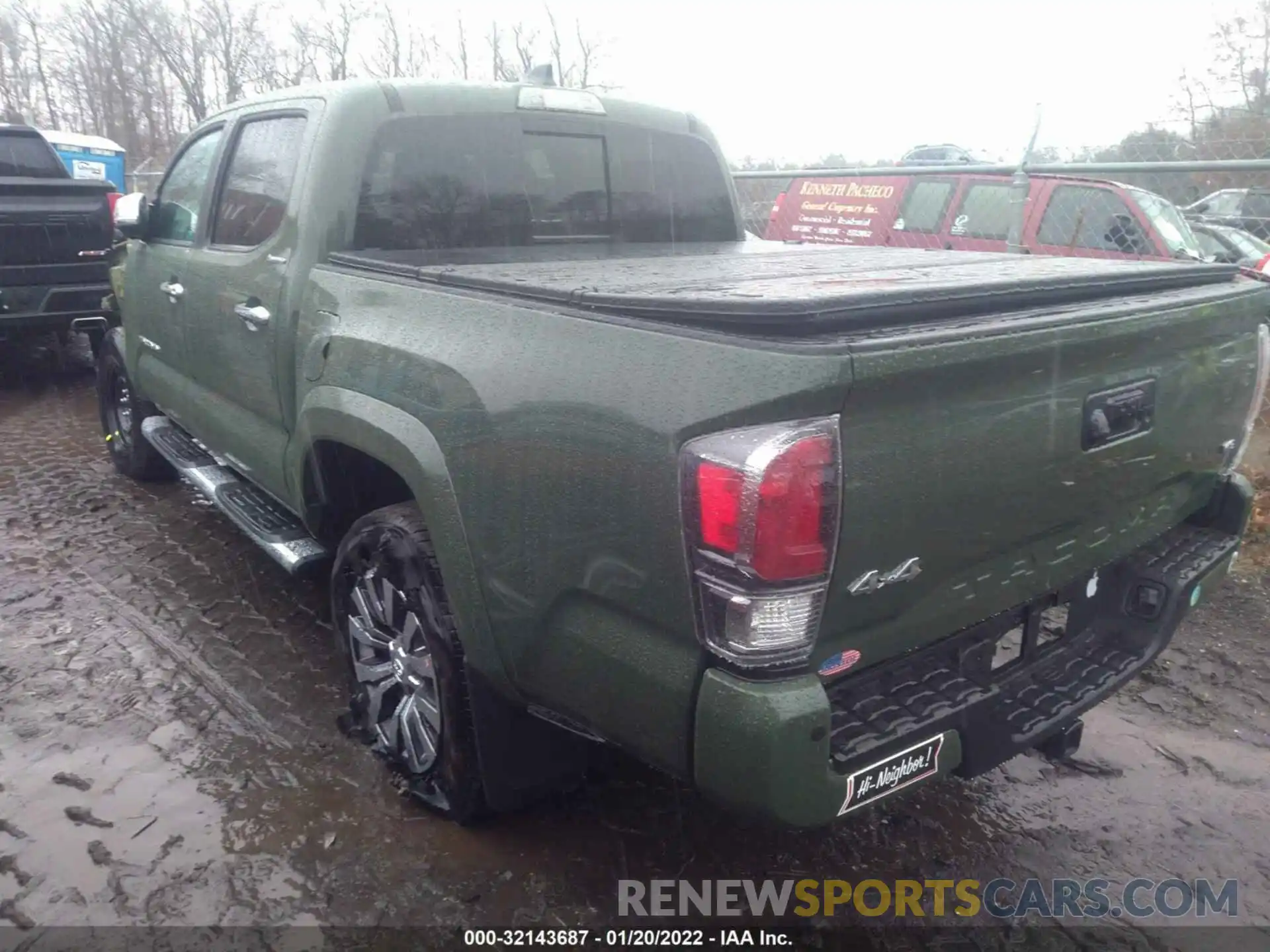 3 Фотография поврежденного автомобиля 3TMGZ5AN9MM445254 TOYOTA TACOMA 4WD 2021