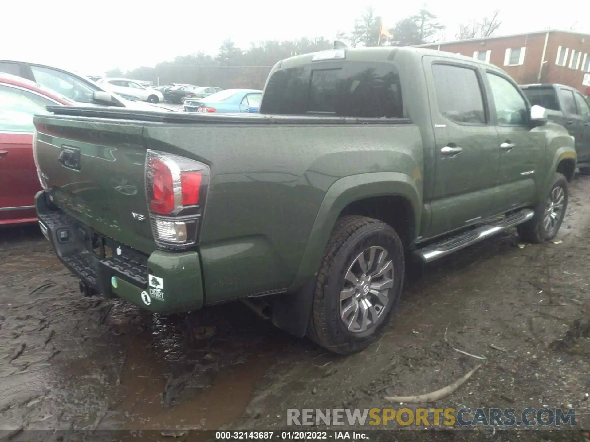 4 Photograph of a damaged car 3TMGZ5AN9MM445254 TOYOTA TACOMA 4WD 2021