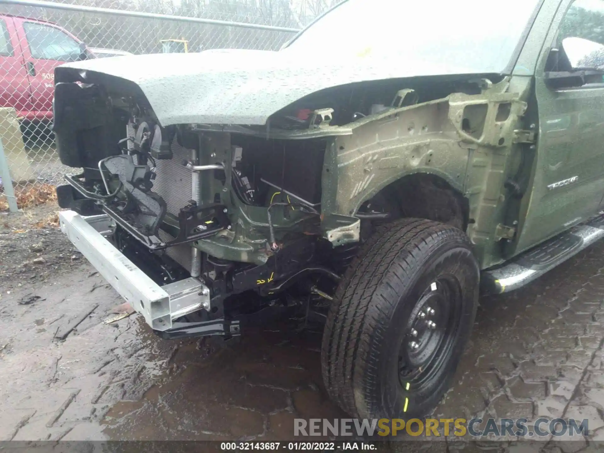 6 Photograph of a damaged car 3TMGZ5AN9MM445254 TOYOTA TACOMA 4WD 2021